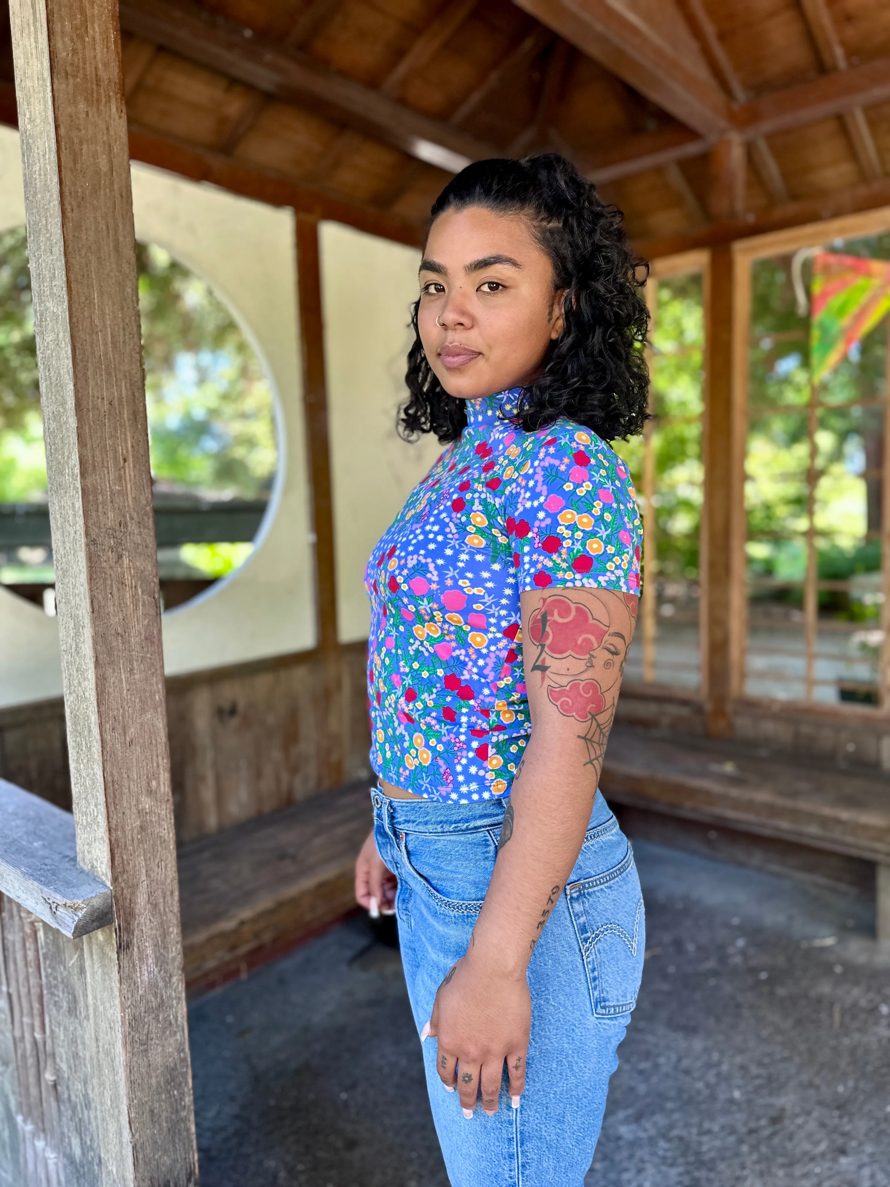 Mock Neck Super Bloom sold by Nooworks product image thumbnail 2