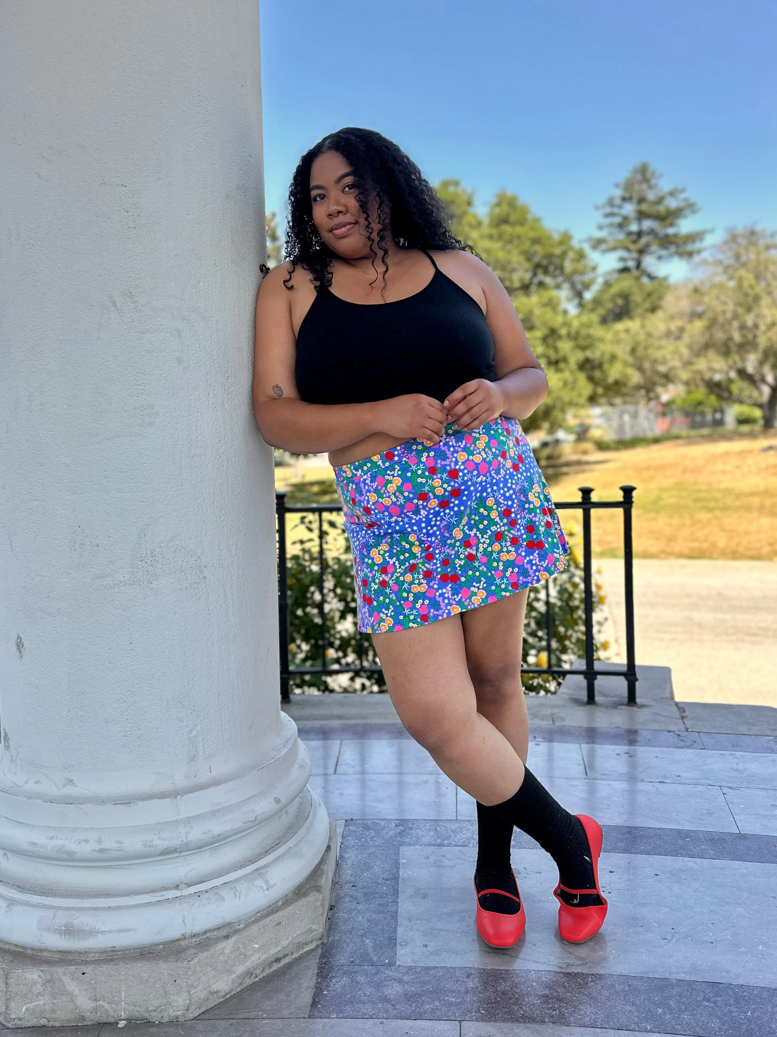 Cheeky Skort Super Bloom sold by Nooworks