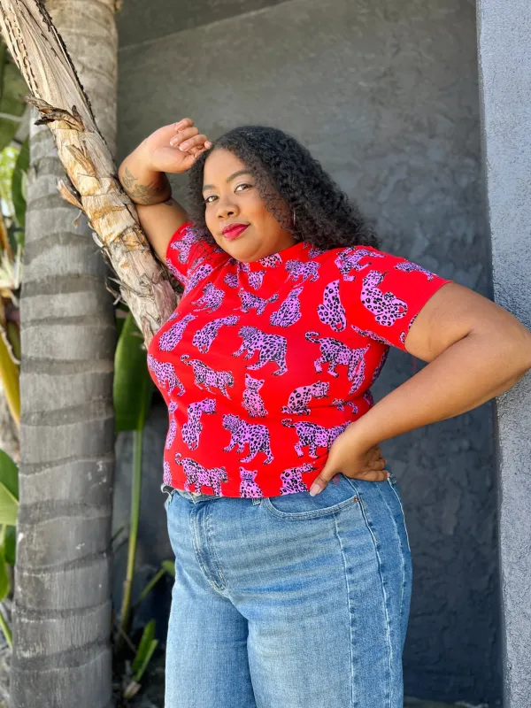 Mock Neck Sondler Cat sold by Nooworks