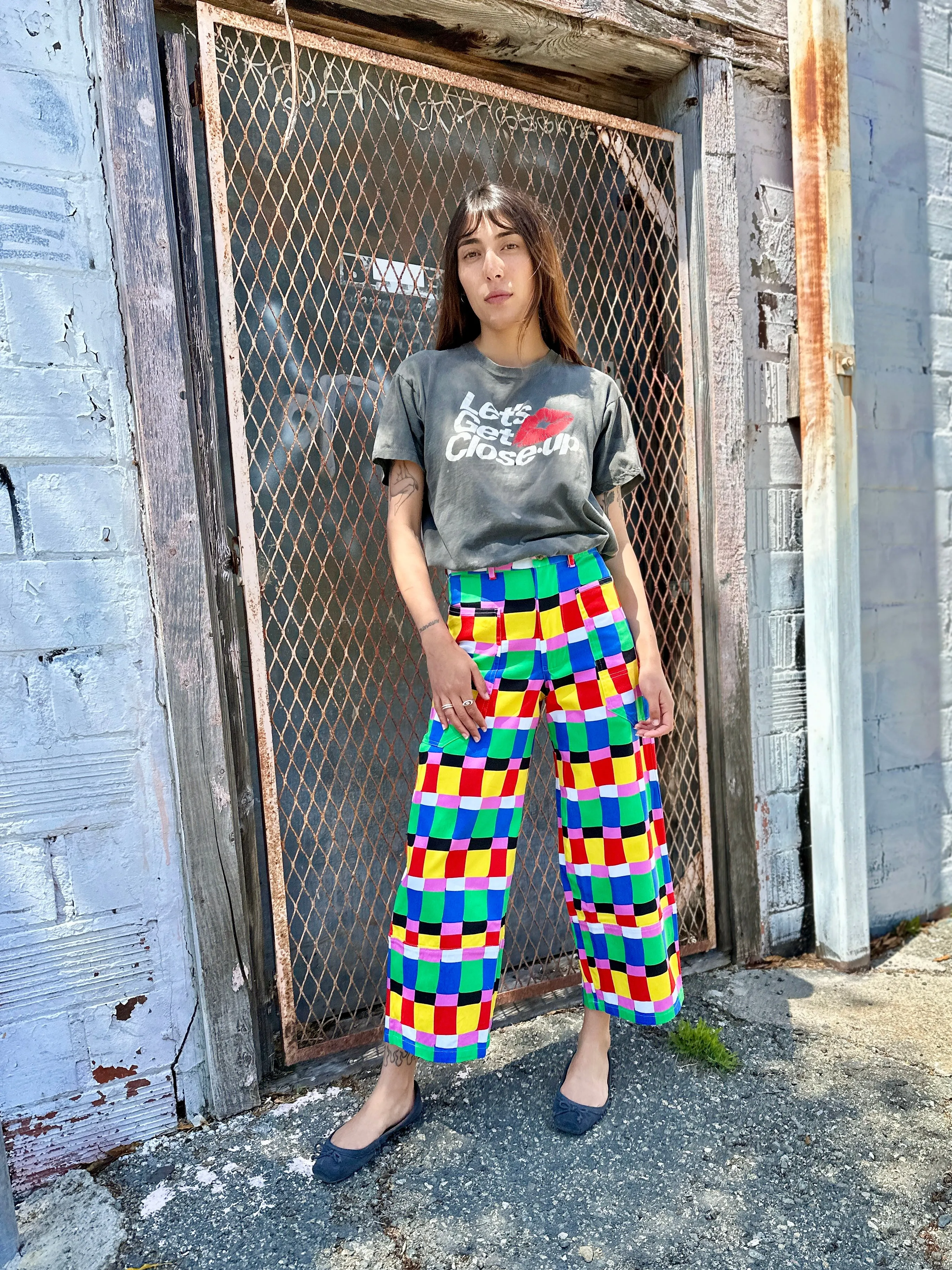 Skater Pant Candy Weave sold by Nooworks