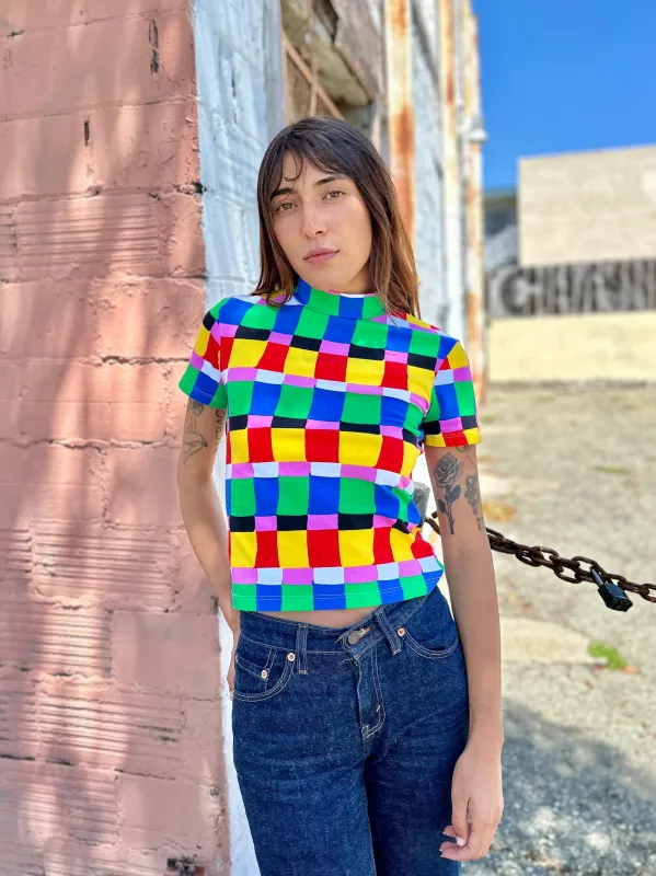 Mock Neck Candy Weave sold by Nooworks