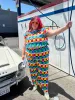 Linen Catalina Pant Candy Weave sold by Nooworks
