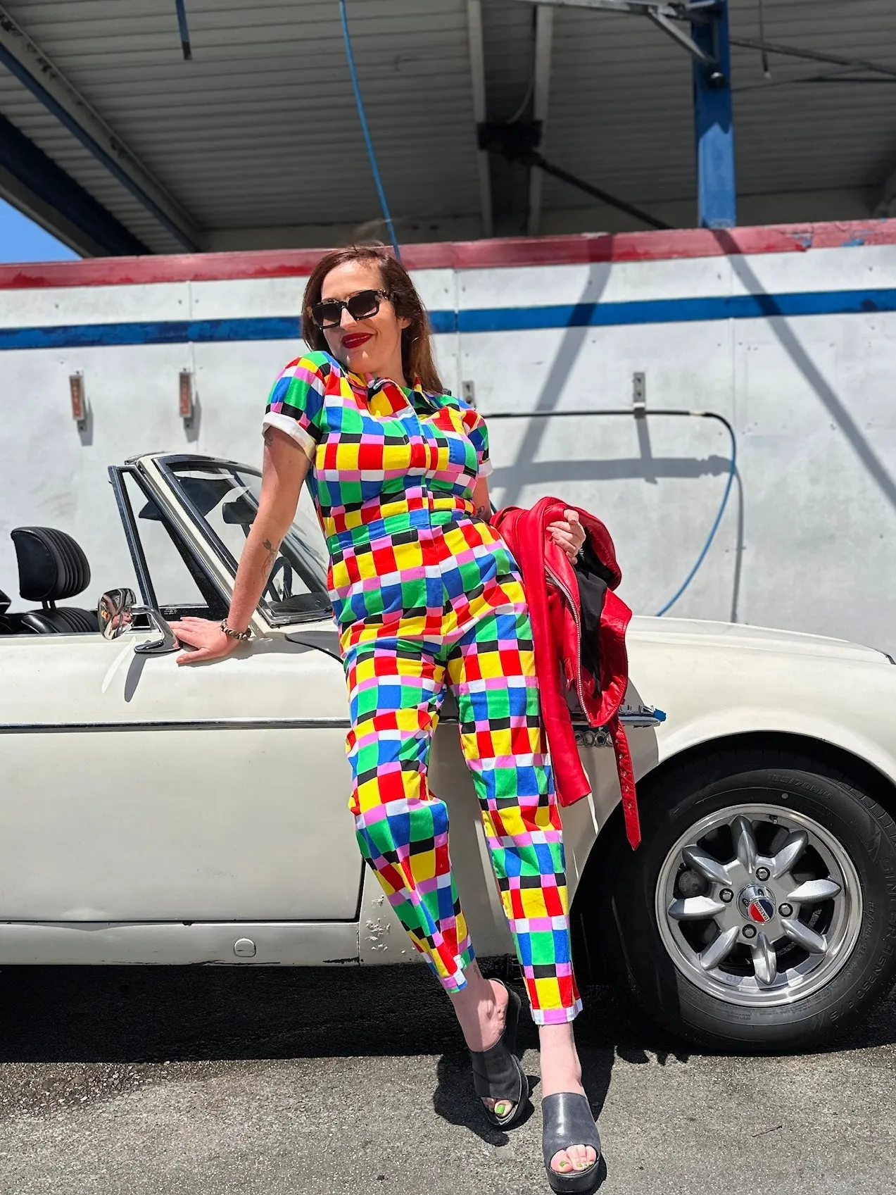 Twill Coveralls Candy Weave sold by Nooworks