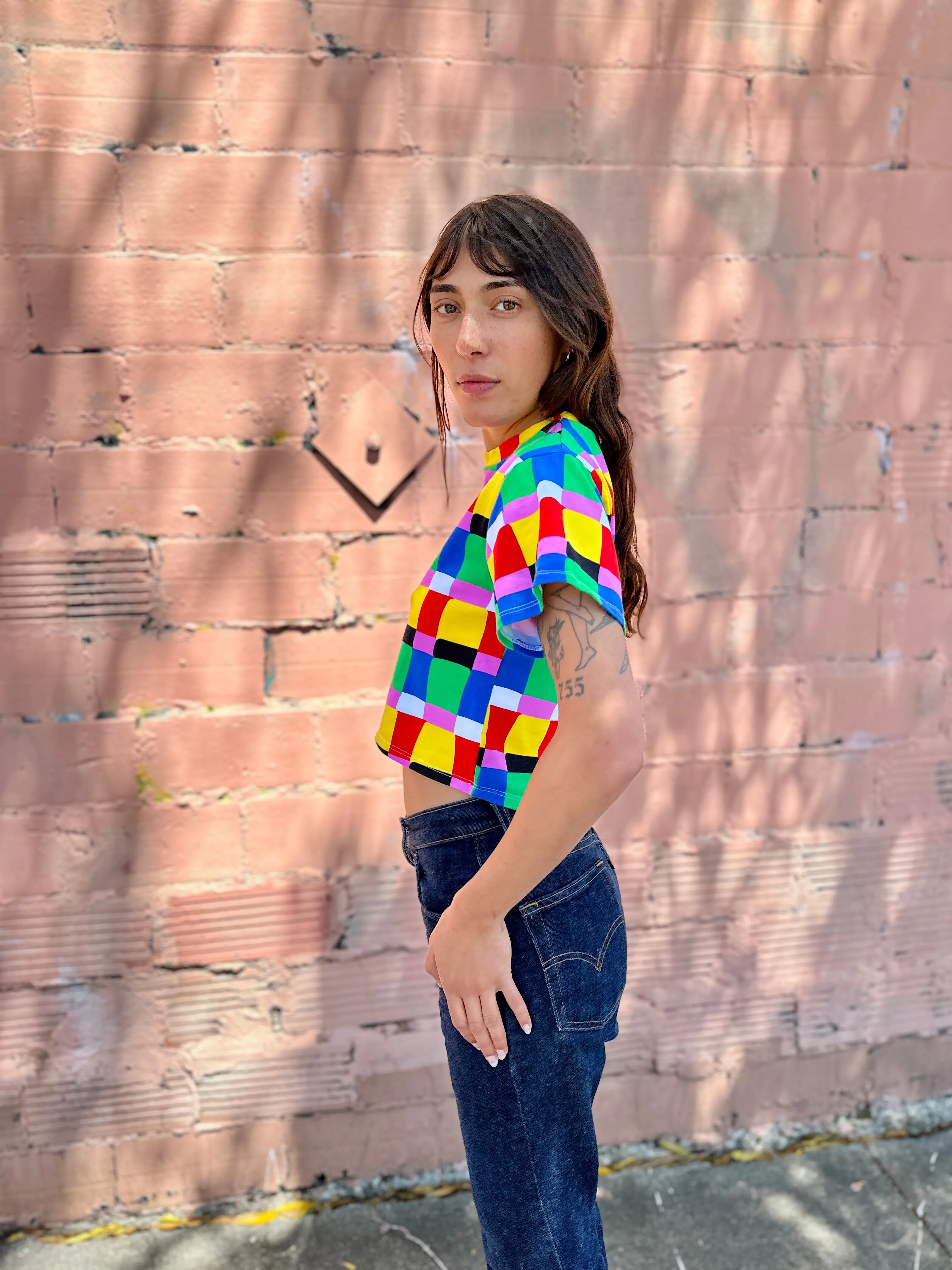 Crop Top Candy Weave sold by Nooworks product image thumbnail 3