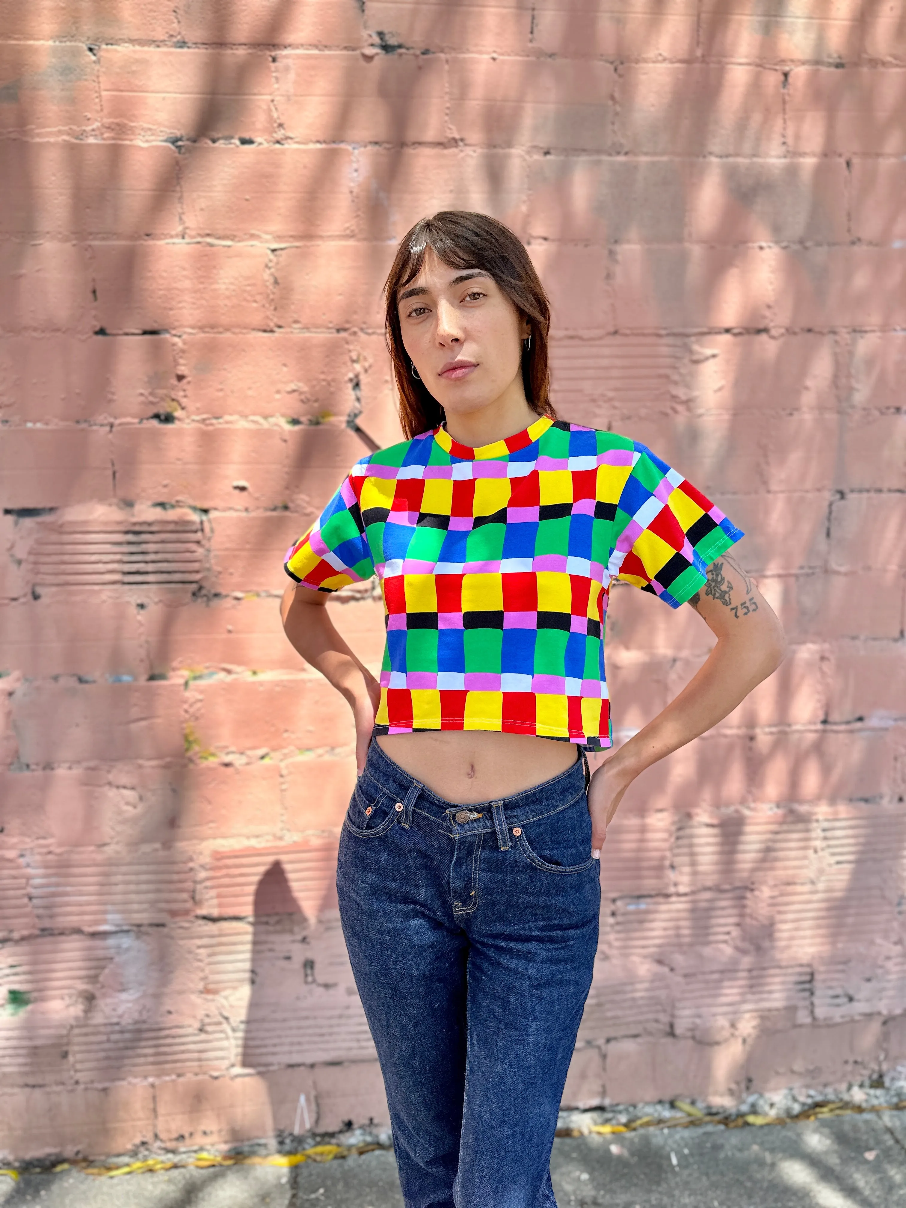 Crop Top Candy Weave sold by Nooworks product image thumbnail 2