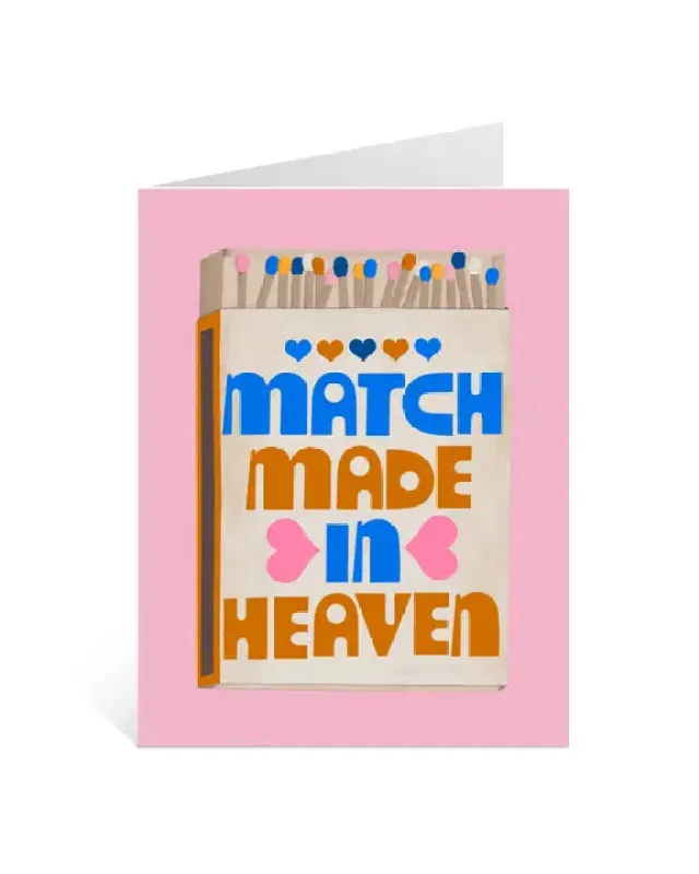 Match Made In Heaven Card sold by Nooworks
