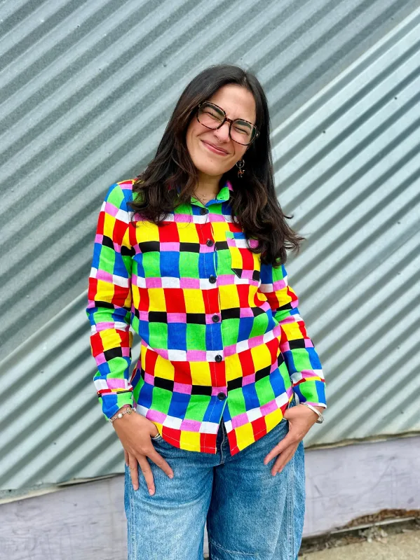 Classic Button Down Candy Weave made by Nooworks