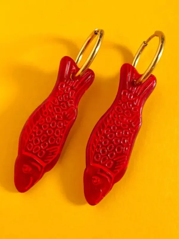 Sweetish Fish Earrings sold by Nooworks