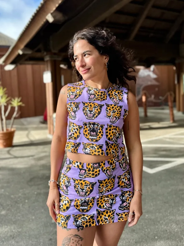 Summer Tank Cheetah Head sold by Nooworks