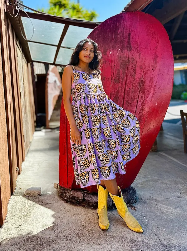 Linen Naomi Cheetah Head sold by Nooworks