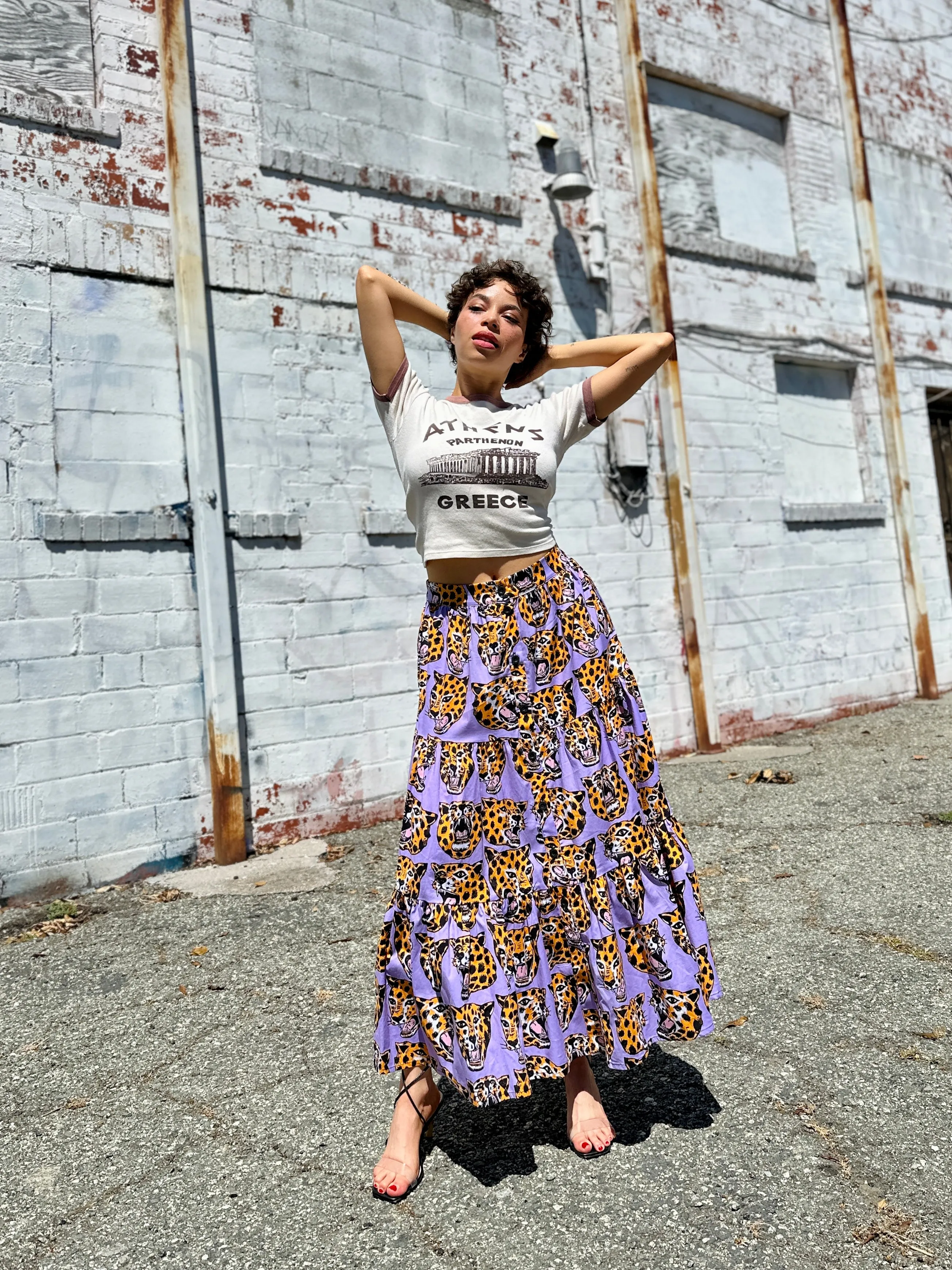 Prairie Skirt Cheetah Head sold by Nooworks product image thumbnail 3