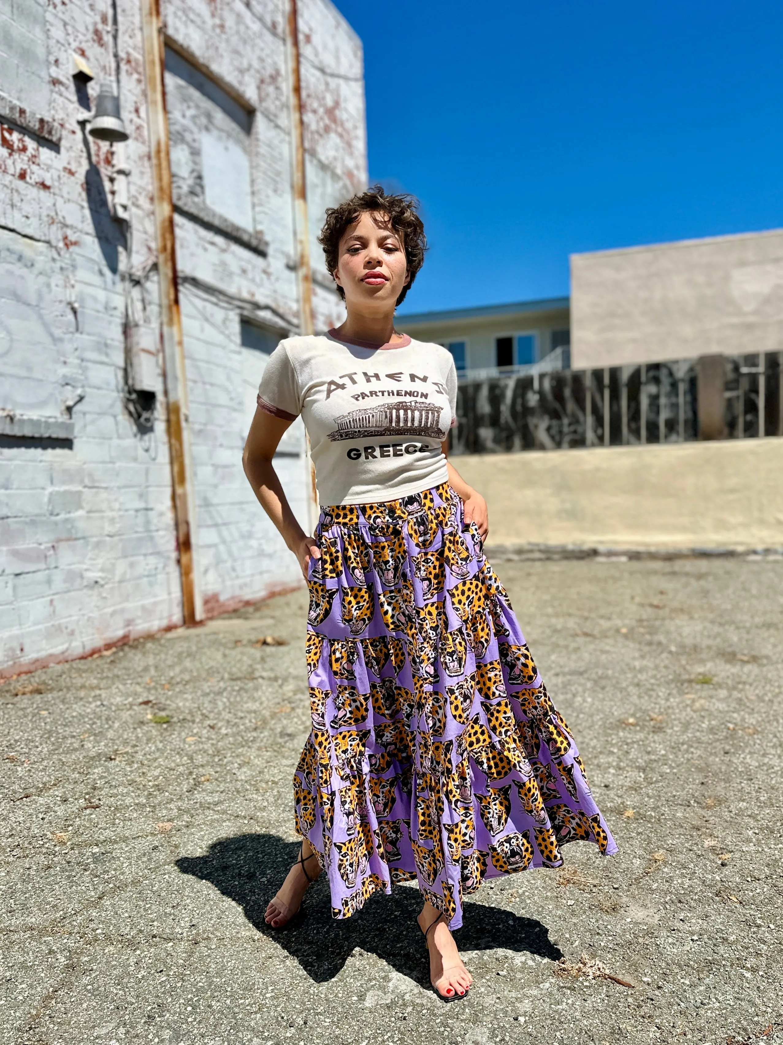 Prairie Skirt Cheetah Head sold by Nooworks product image thumbnail 2