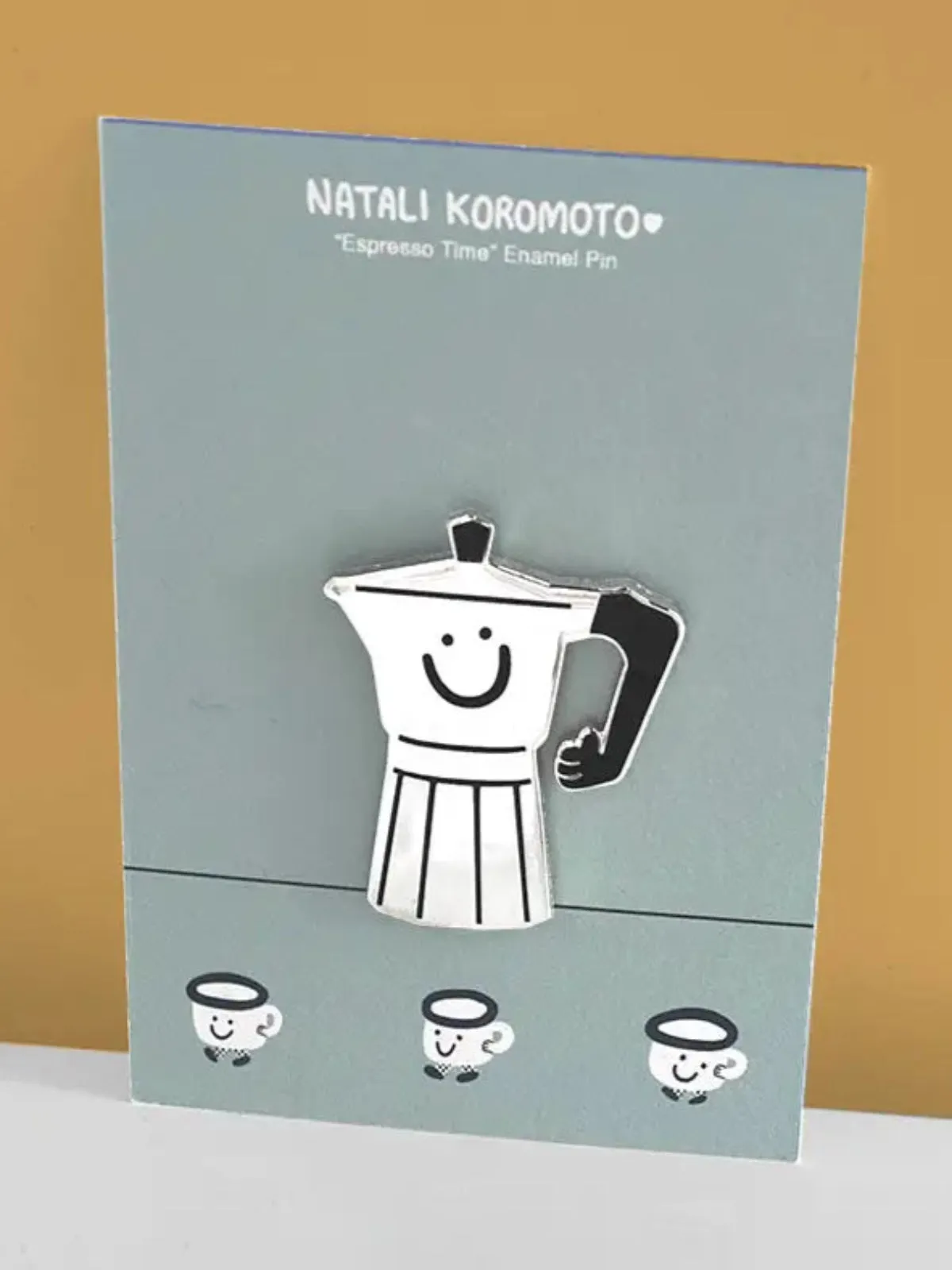 Espresso Time Pin sold by Nooworks product image thumbnail 2