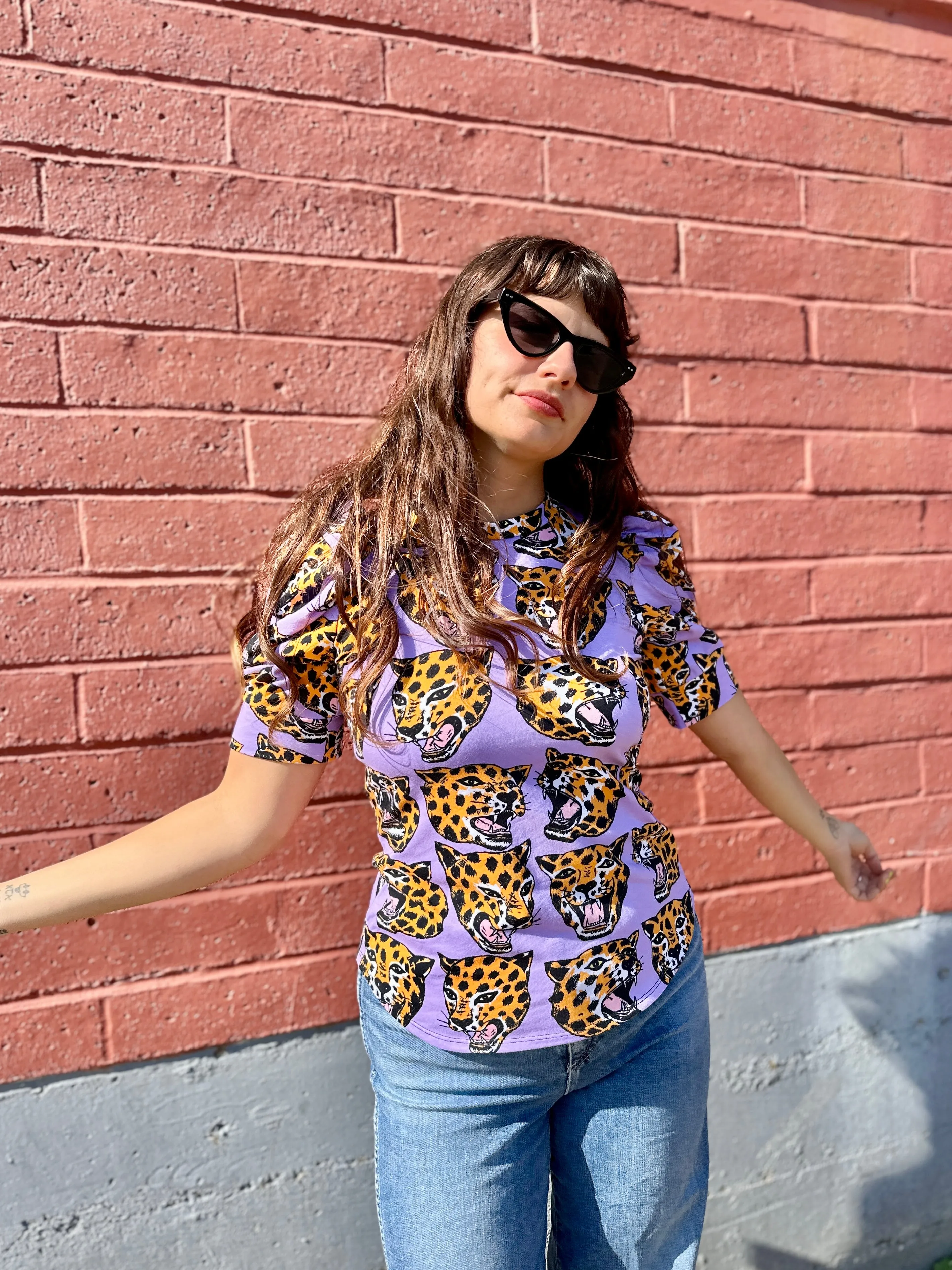 Puff Top Cheetah Head sold by Nooworks