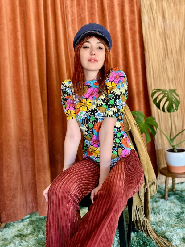 Puff Top Cosmic Floral sold by Nooworks