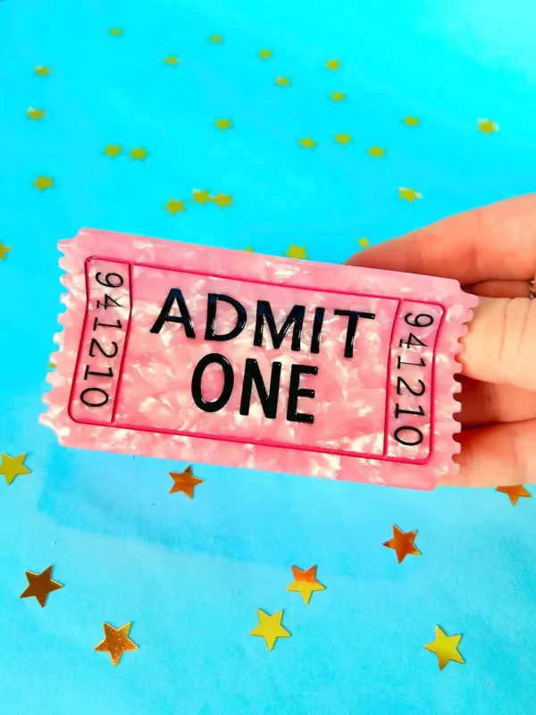 Ticket Hair Claw sold by Nooworks