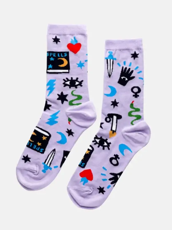Witchy Crew Socks sold by Nooworks