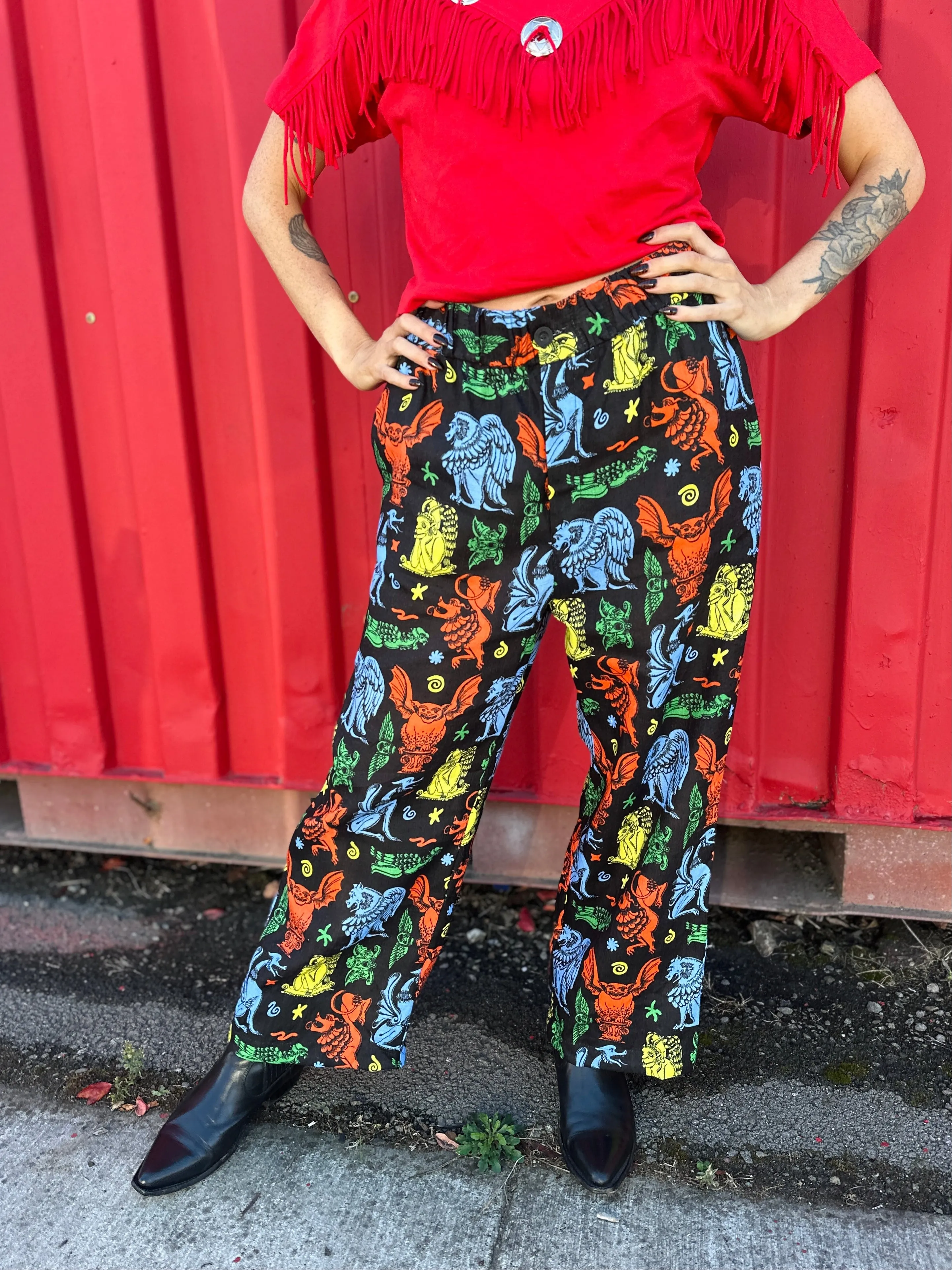 Linen Catalina Pant Gargoyles sold by Nooworks product image thumbnail 5