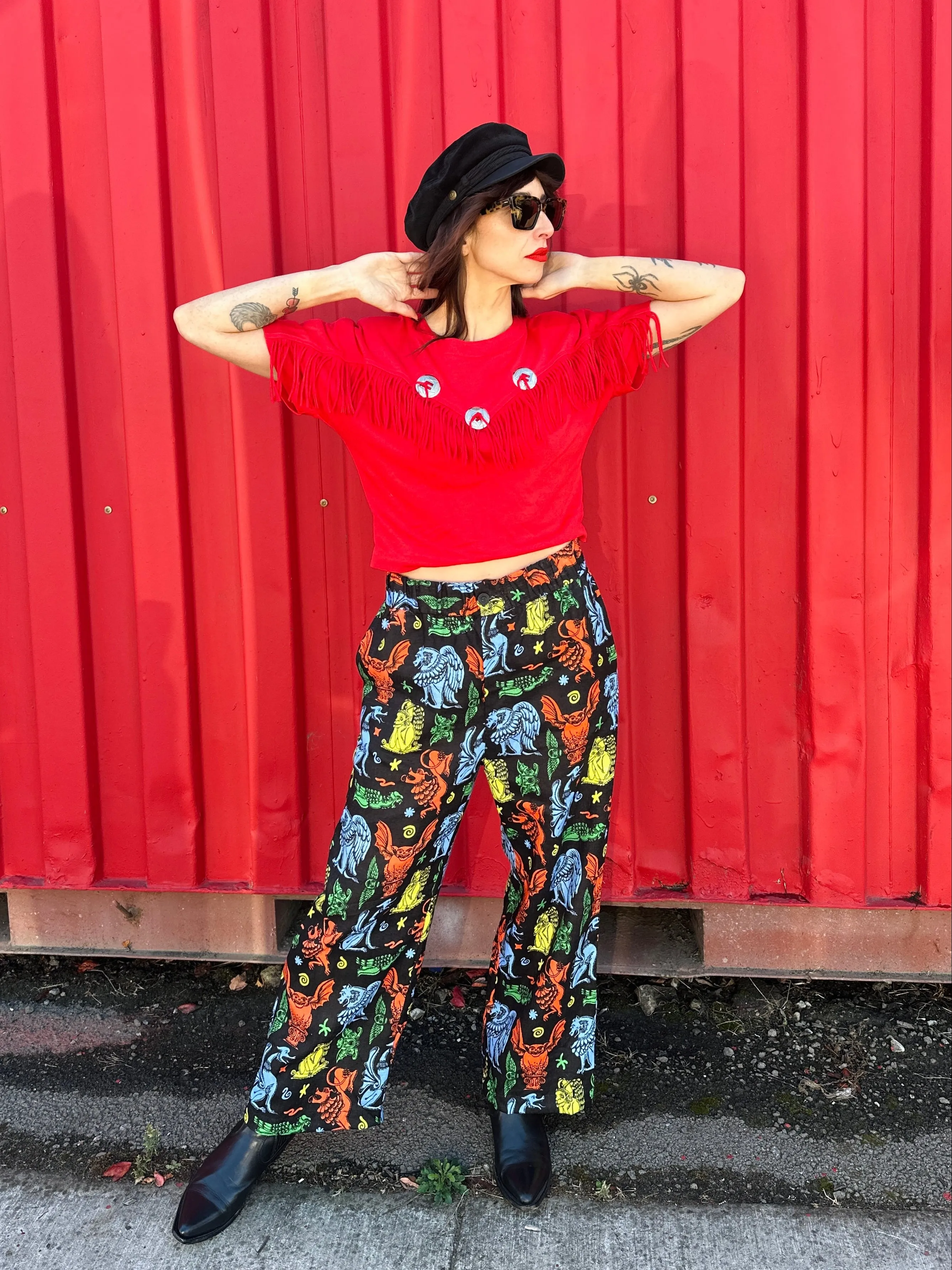 Linen Catalina Pant Gargoyles sold by Nooworks product image thumbnail 4