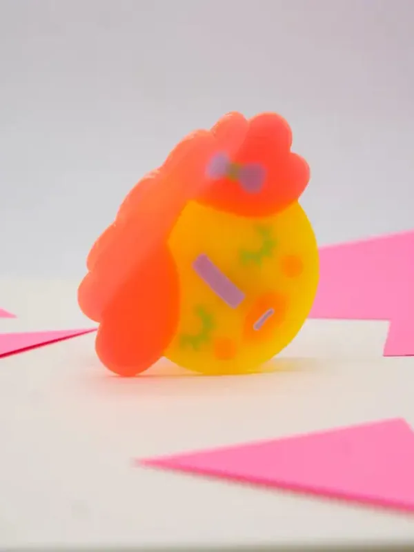 Naughty Girl Hair Claw - Pink sold by Nooworks