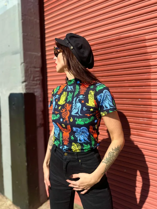 Mock Neck Gargoyles sold by Nooworks