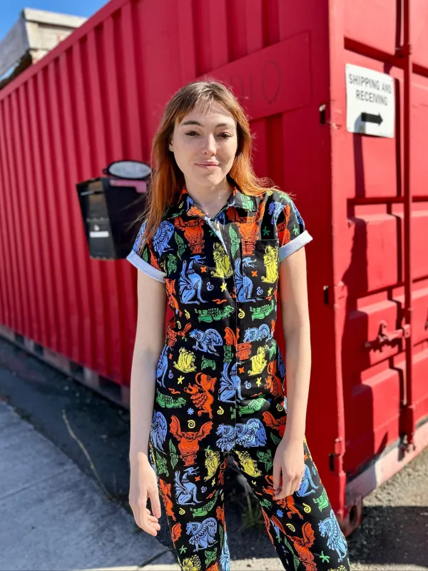 Twill Coveralls Gargoyles sold by Nooworks