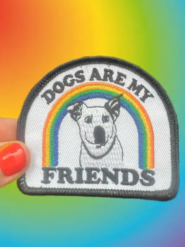 Dogs Are My Friends Patch sold by Nooworks