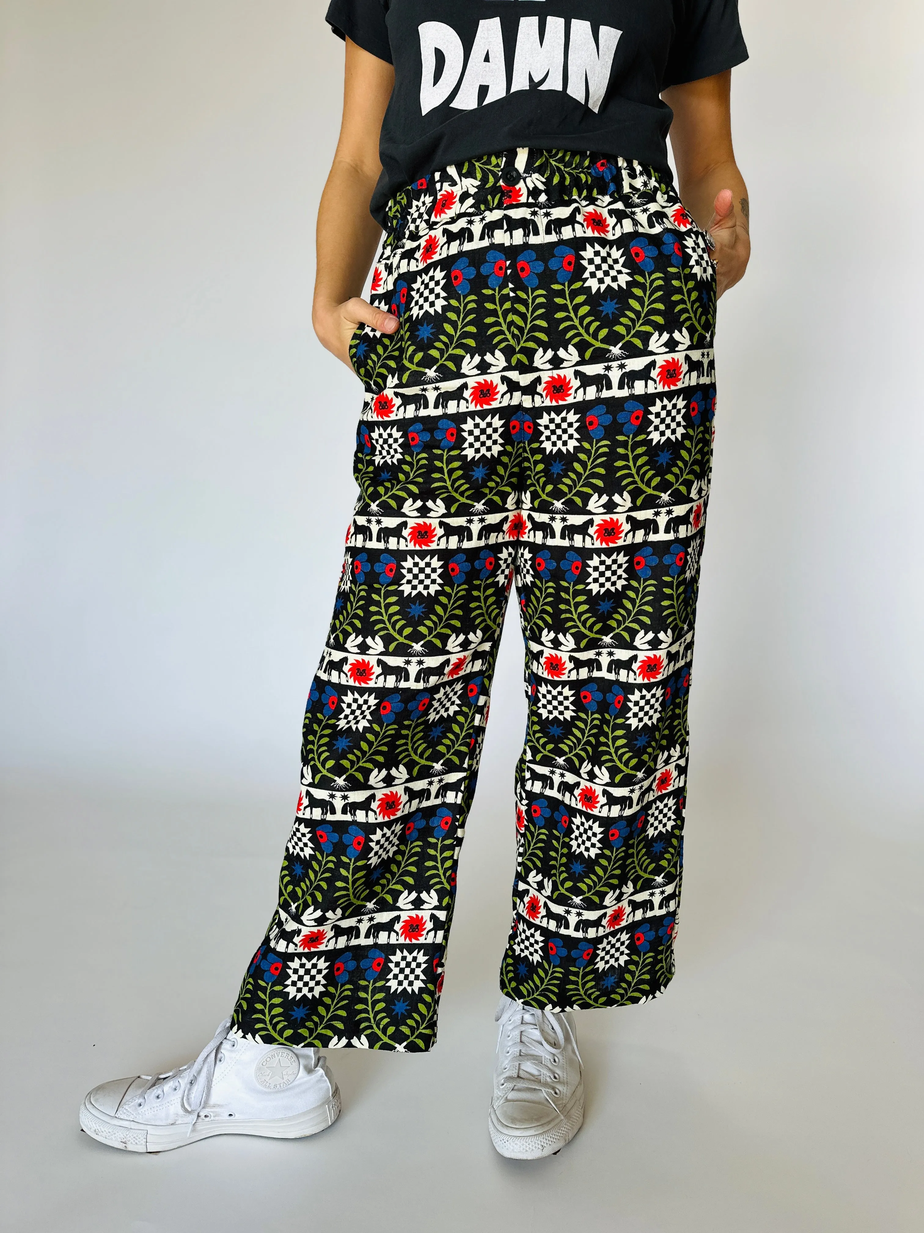 Linen Catalina Pant The Guardians sold by Nooworks product image thumbnail 2