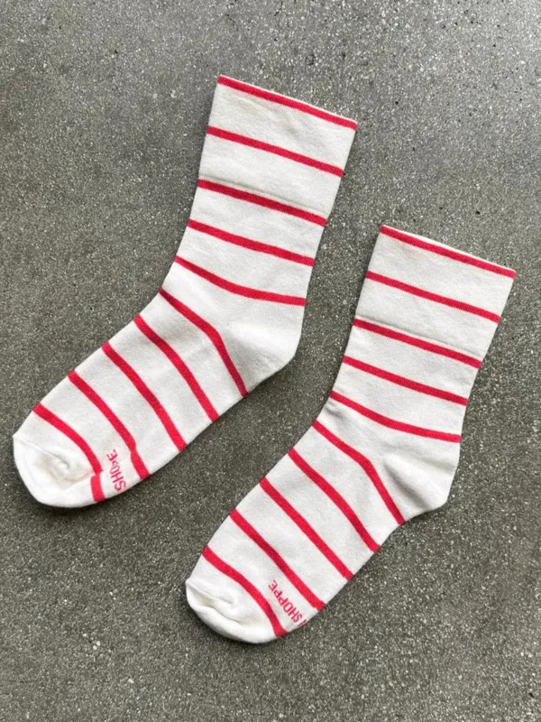 Wally Socks - Candy Cane made by Le Bon Shoppe