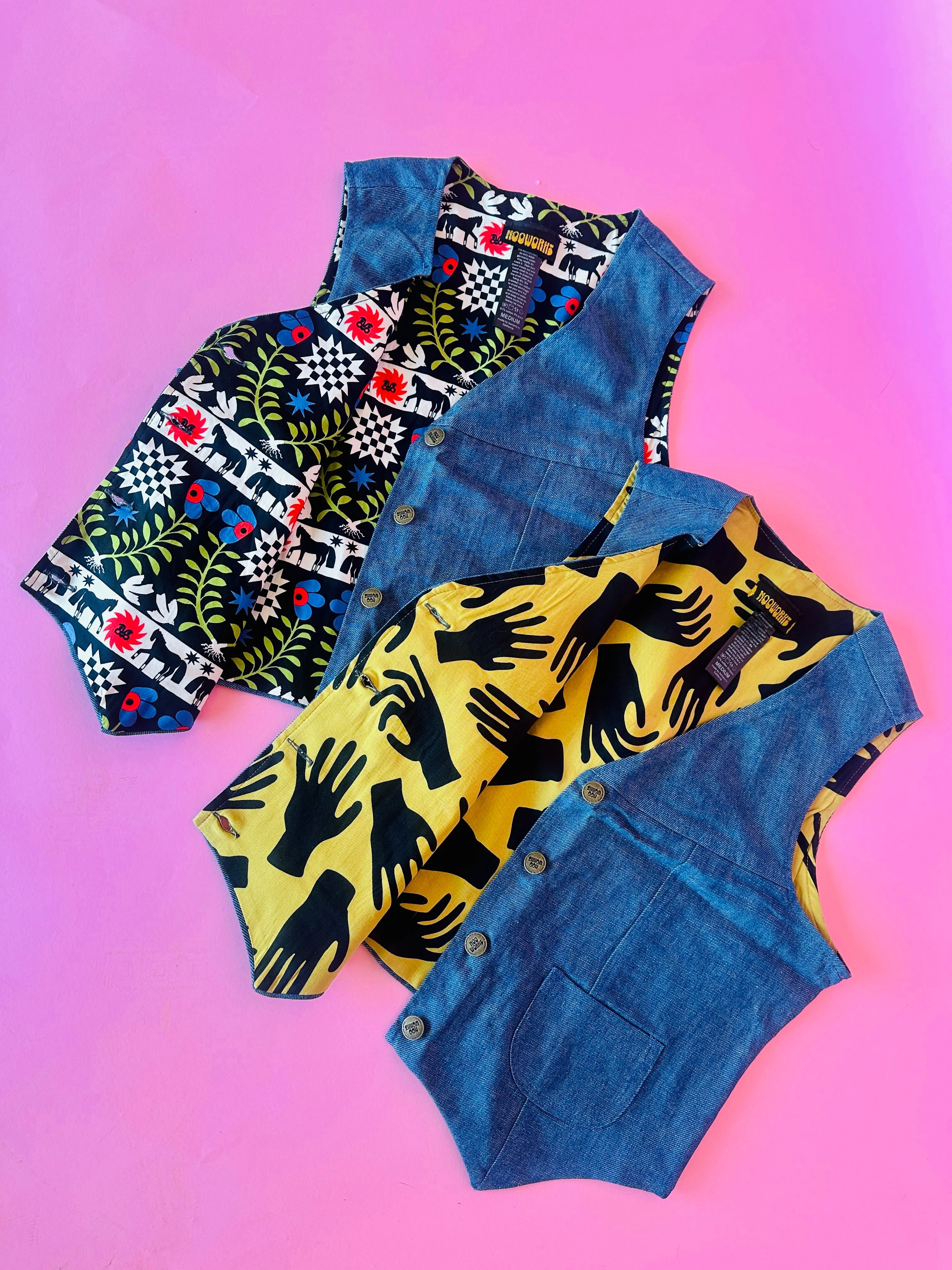 Western Vest Denim sold by Nooworks product image thumbnail 5