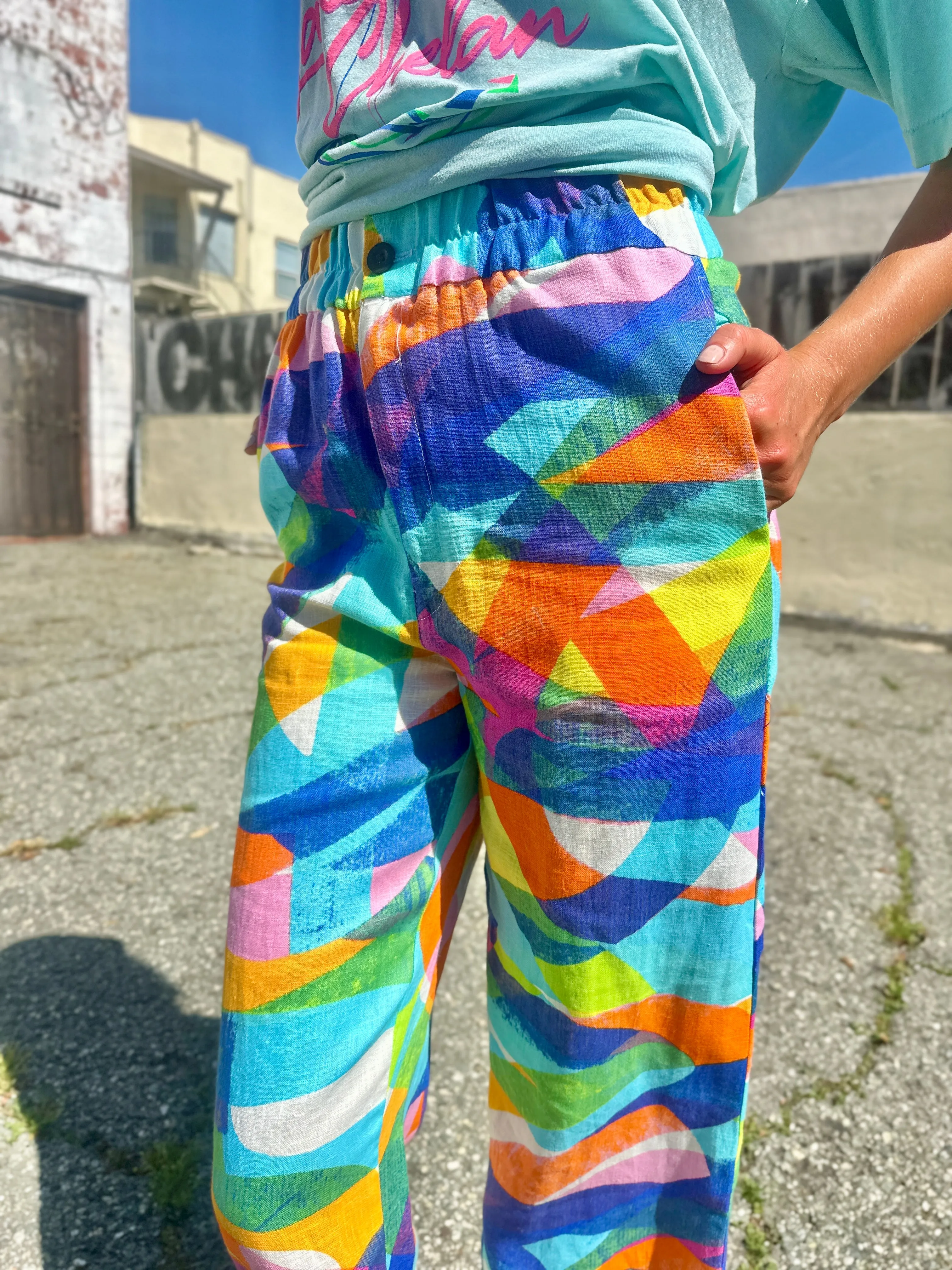 Linen Catalina Pant Heatwave sold by Nooworks product image thumbnail 2