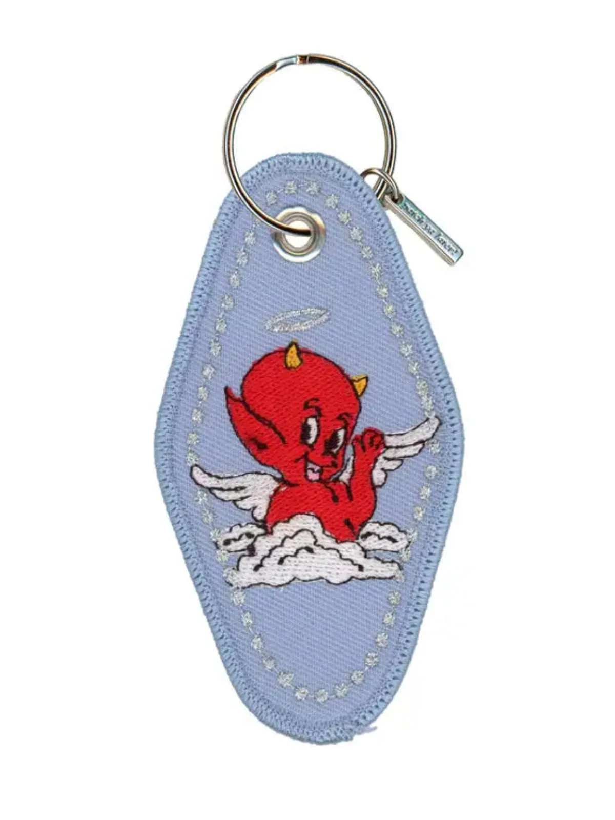 Just Like Heaven Embroidered Keychain sold by Nooworks