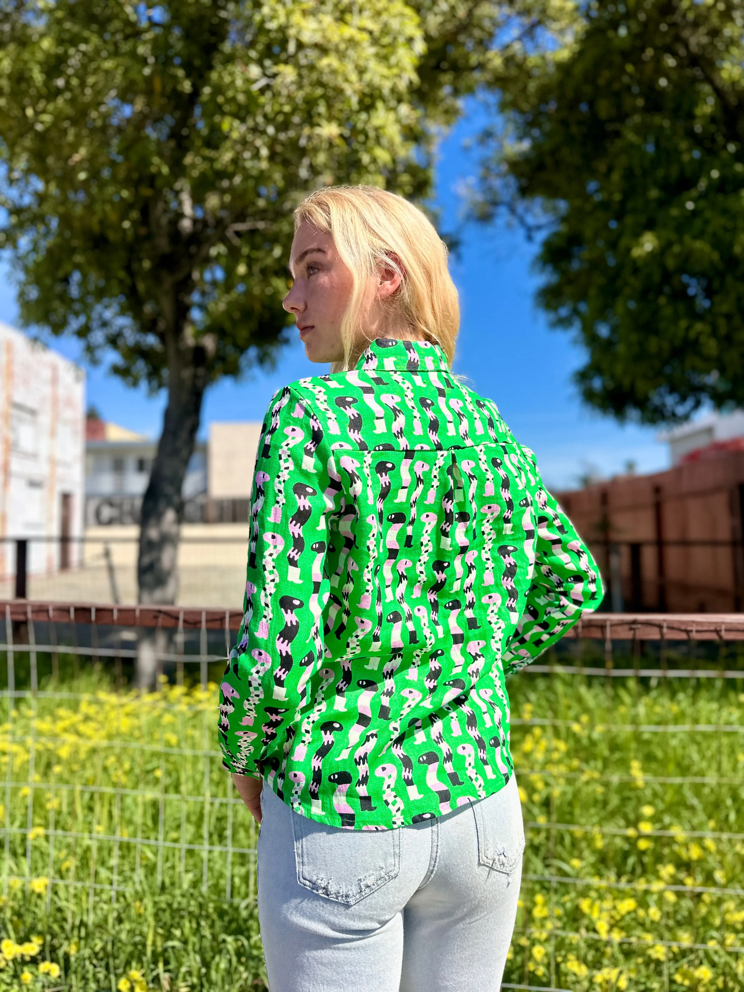 Classic Button Down Sssnakes sold by Nooworks product image thumbnail 4