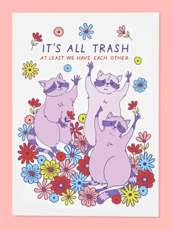 It's All Trash Card made by Nooworks