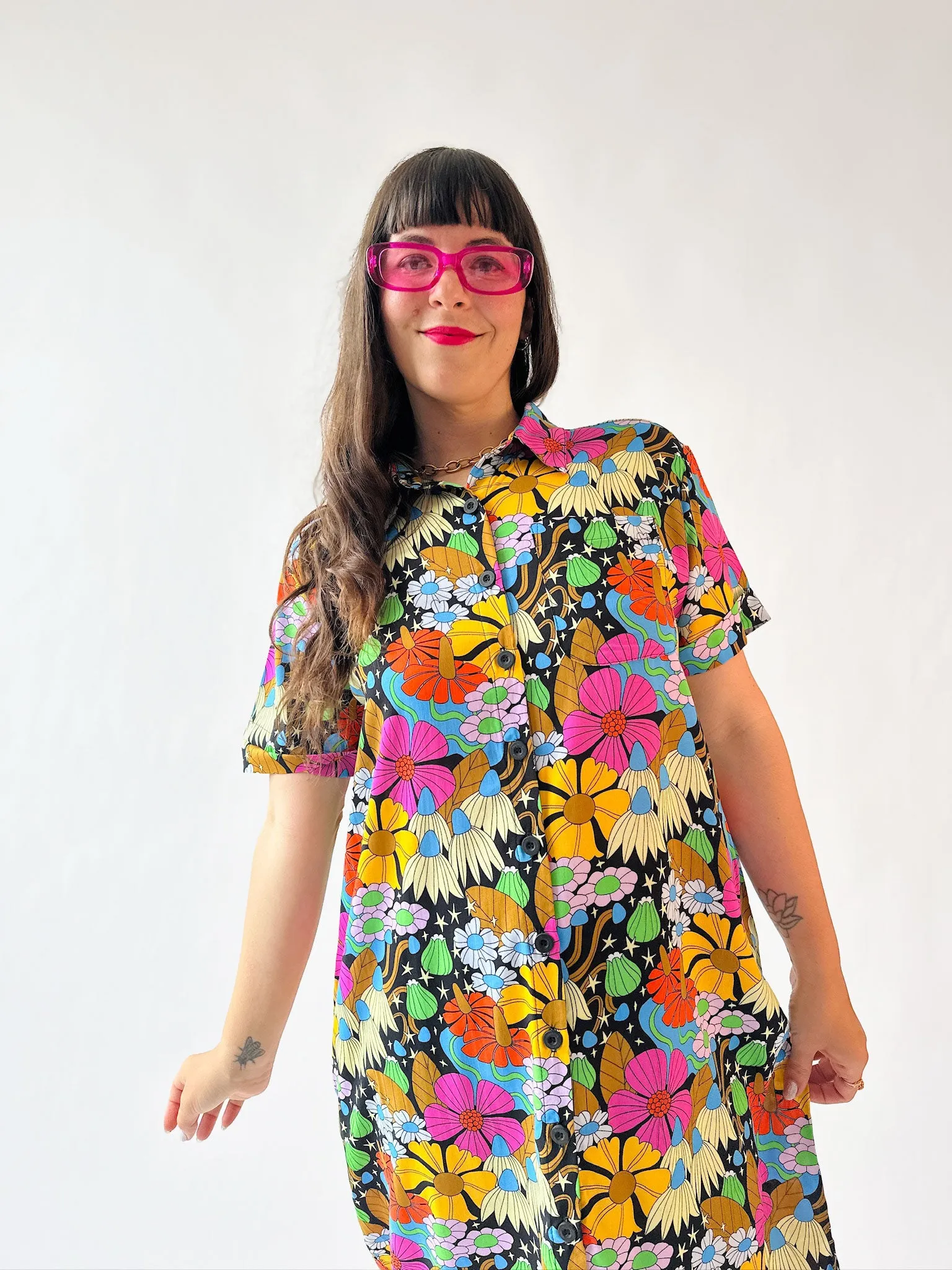 River Dress Cosmic Floral sold by Nooworks product image thumbnail 4