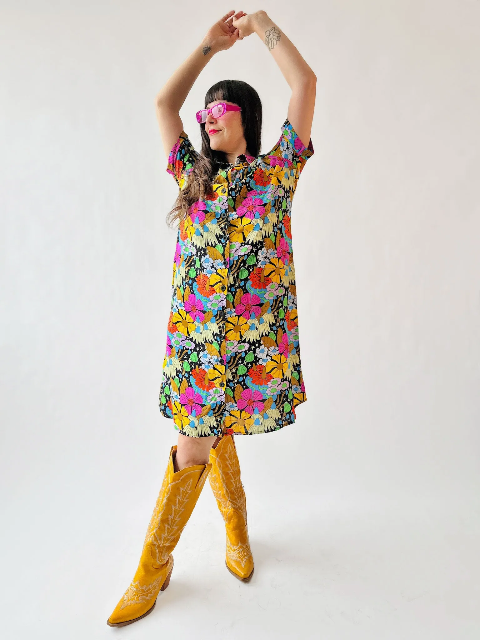 River Dress Cosmic Floral sold by Nooworks product image thumbnail 2