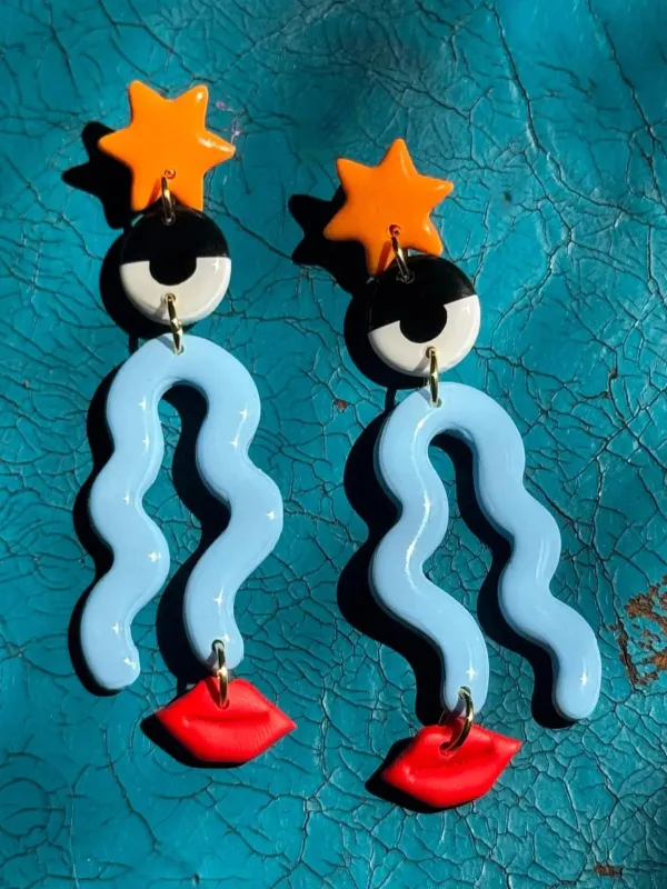 Tears Me Up Earrings made by Nooworks