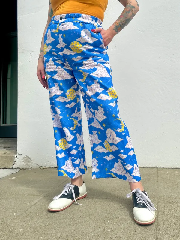 Linen Catalina Pant Cloud People sold by Nooworks