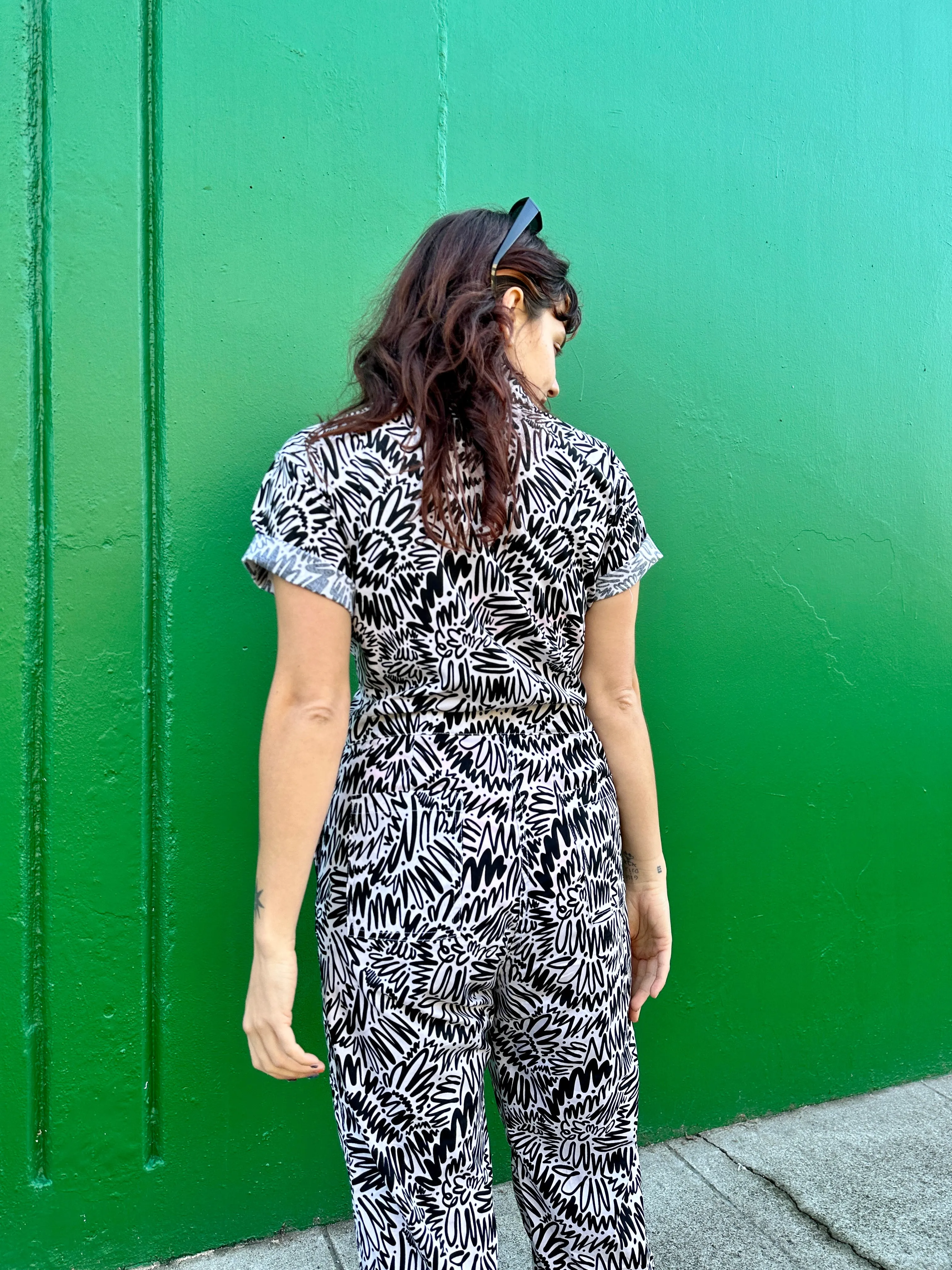 Poplin Coveralls Zig Zag sold by Nooworks product image thumbnail 4