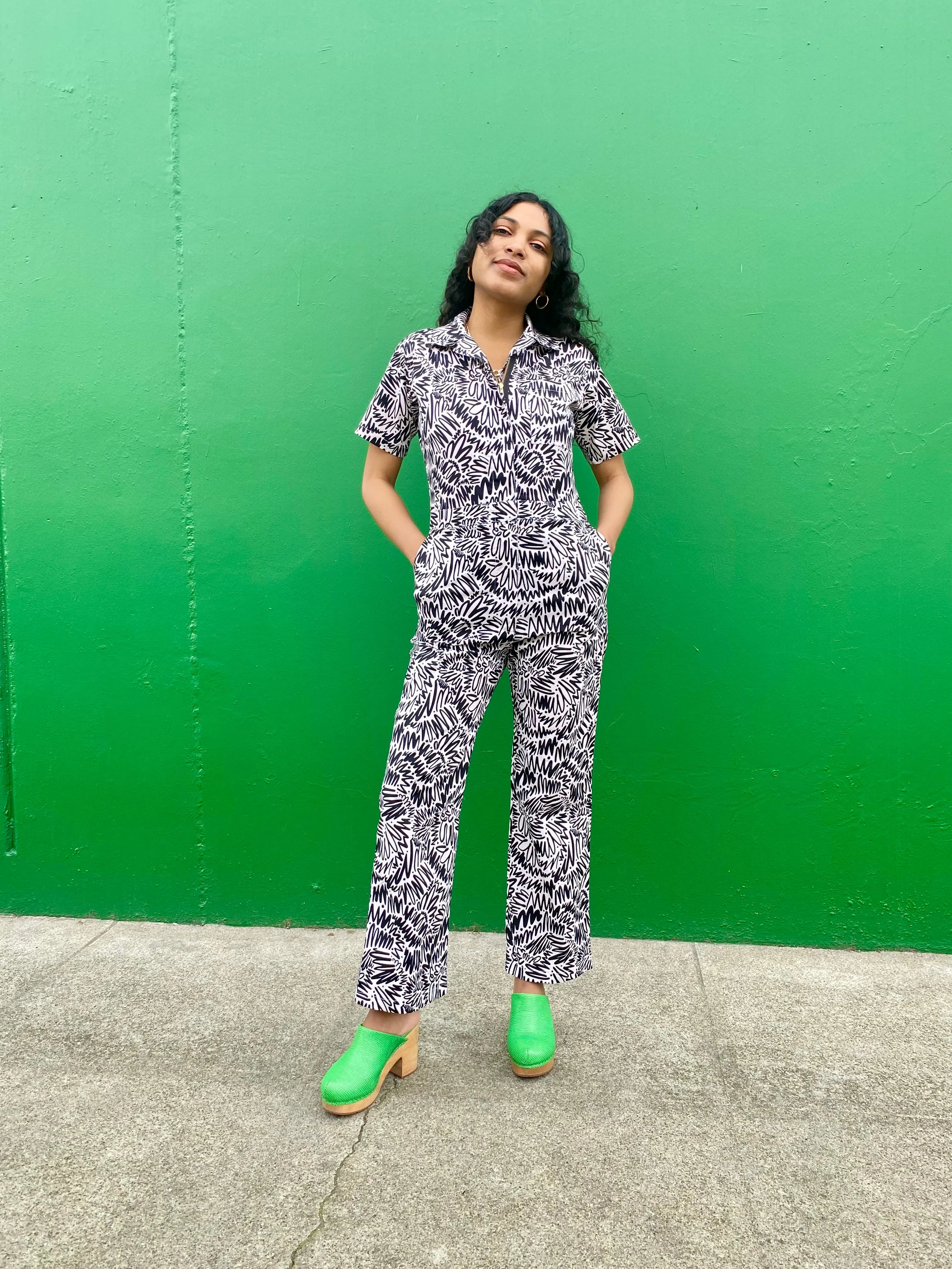 Poplin Coveralls Zig Zag sold by Nooworks product image thumbnail 5