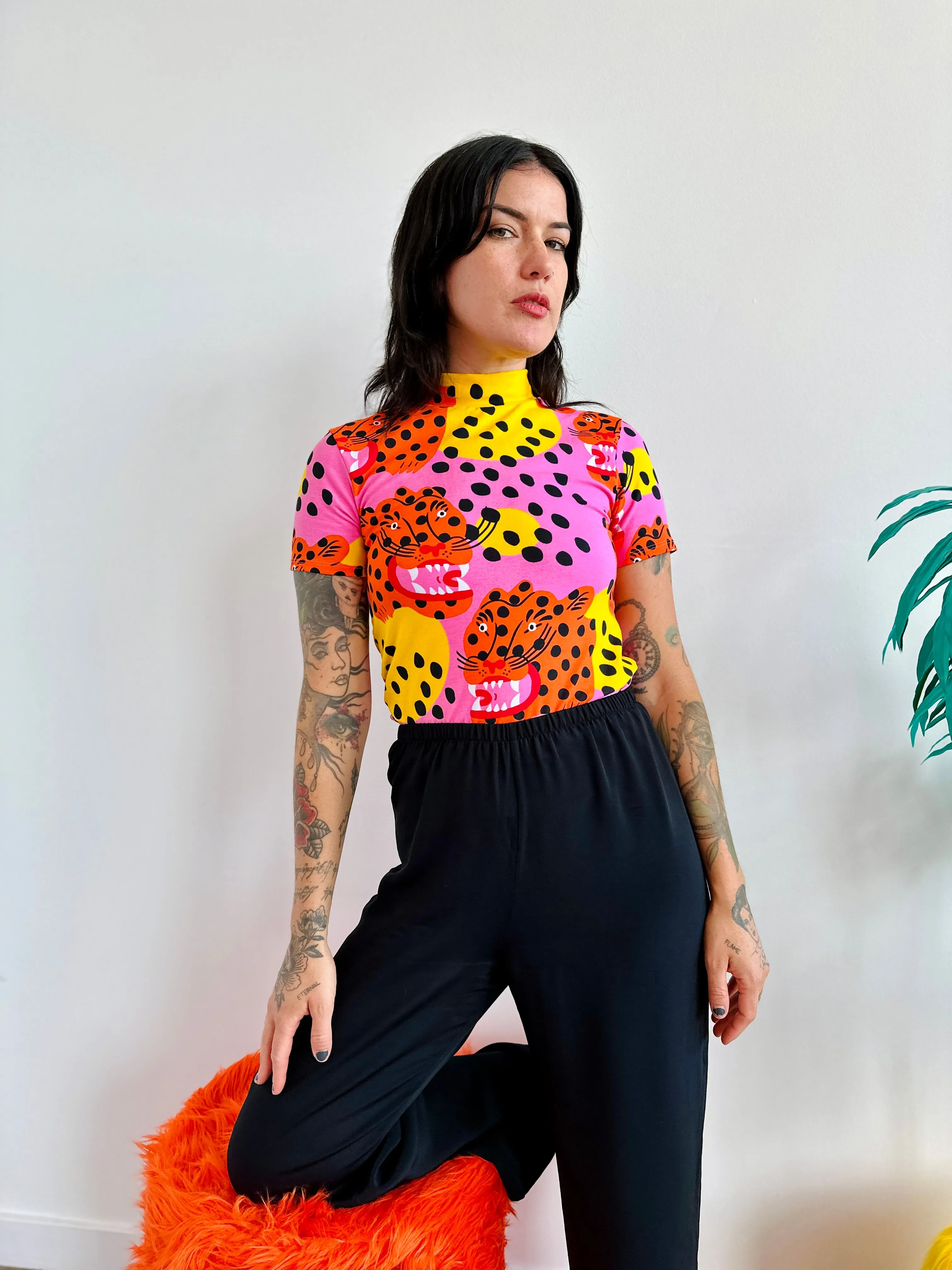 Mock Neck Micotti Cat sold by Nooworks