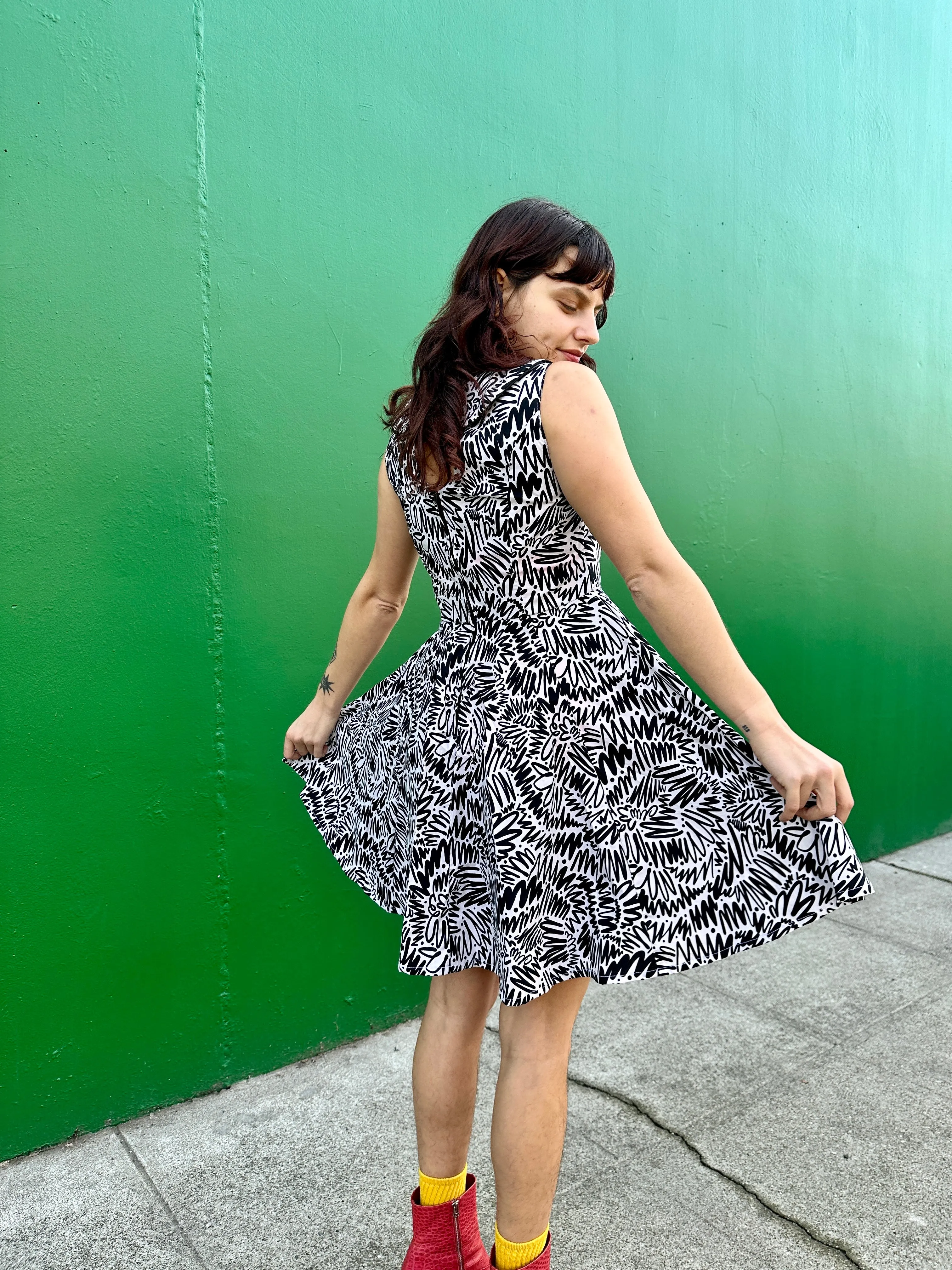 Peter Pan Dress Zig Zag sold by Nooworks product image thumbnail 5