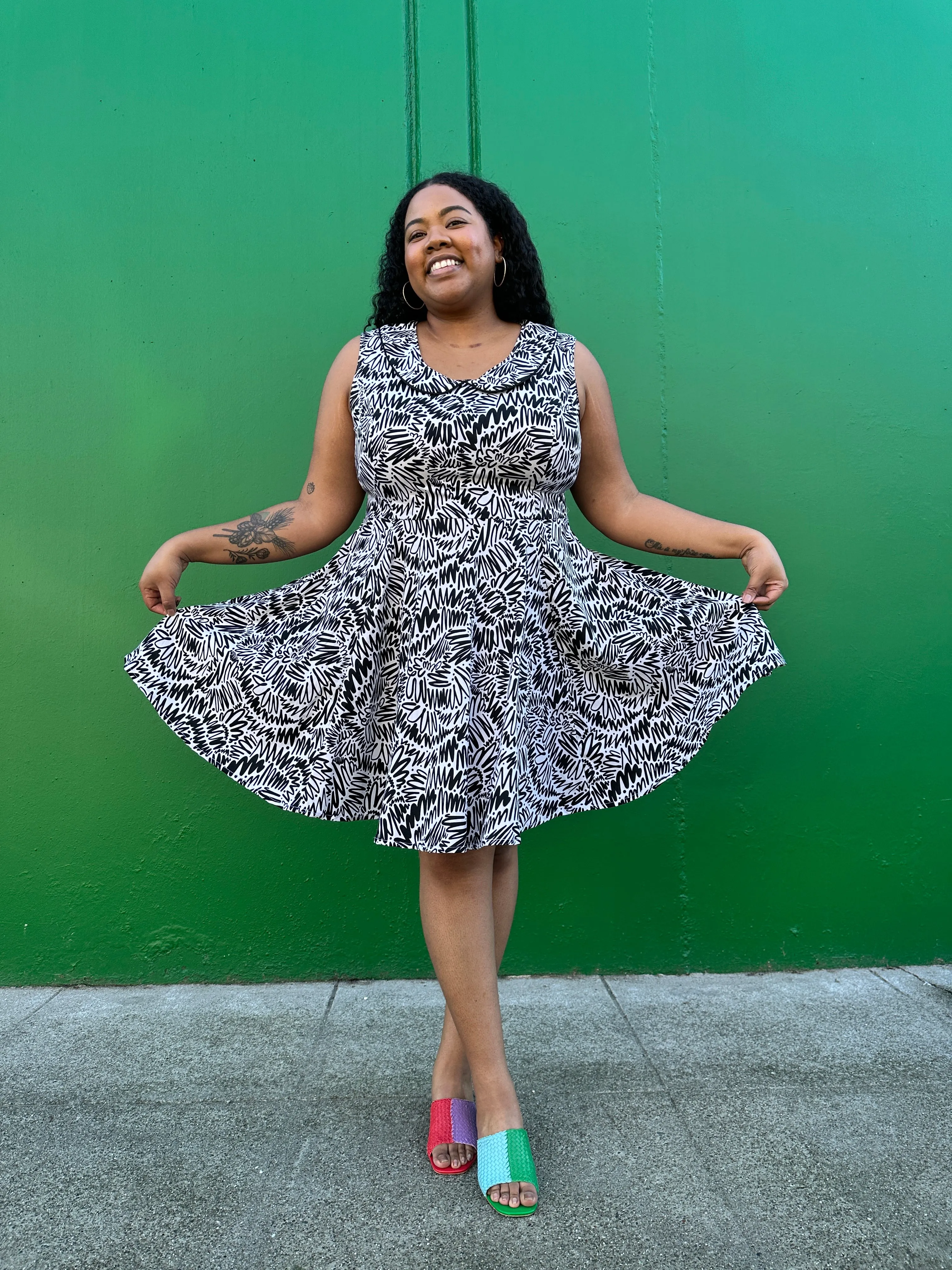 Peter Pan Dress Zig Zag sold by Nooworks product image thumbnail 2