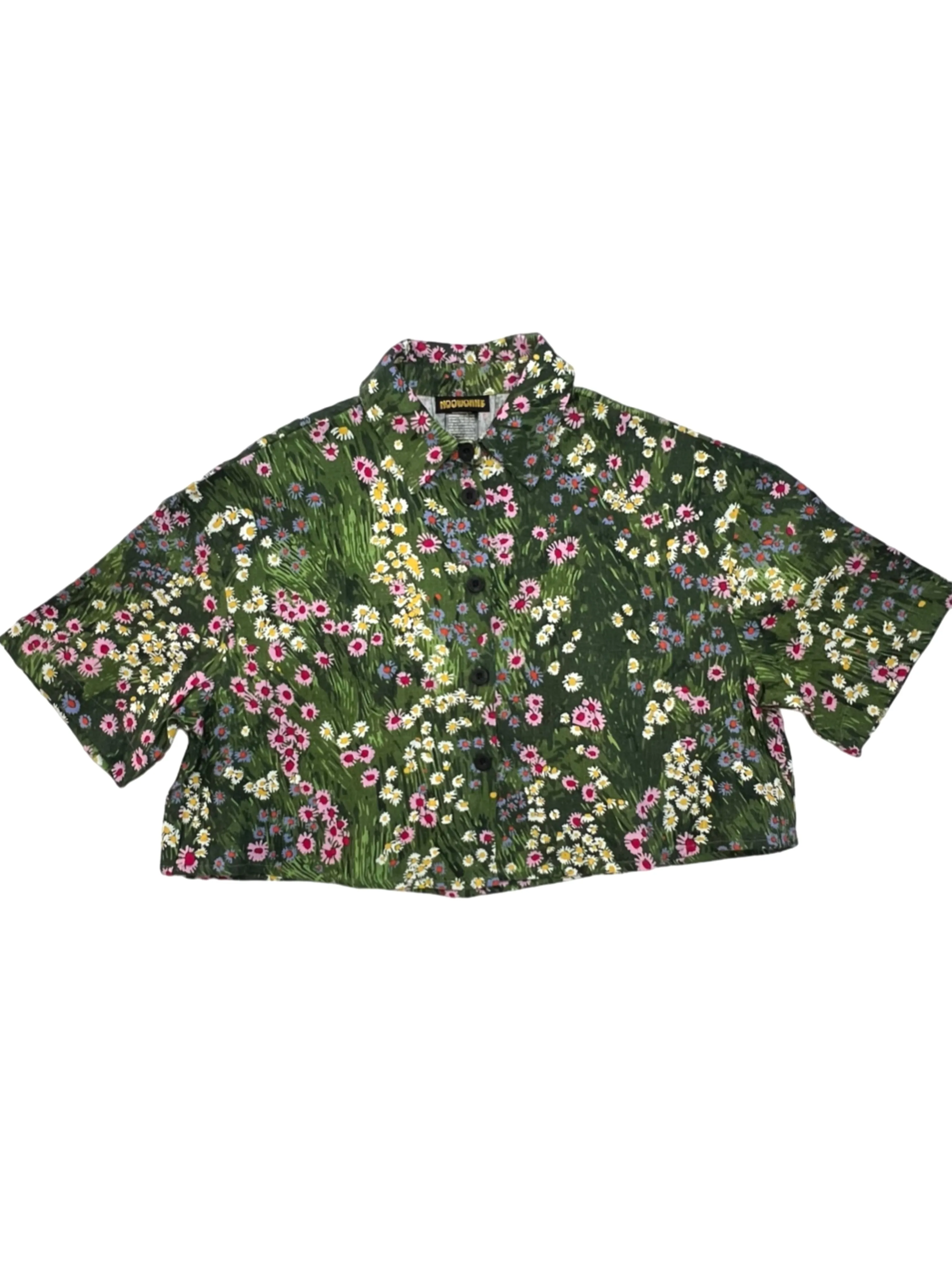 Linen Olivia Top Meadow sold by Nooworks product image thumbnail 4