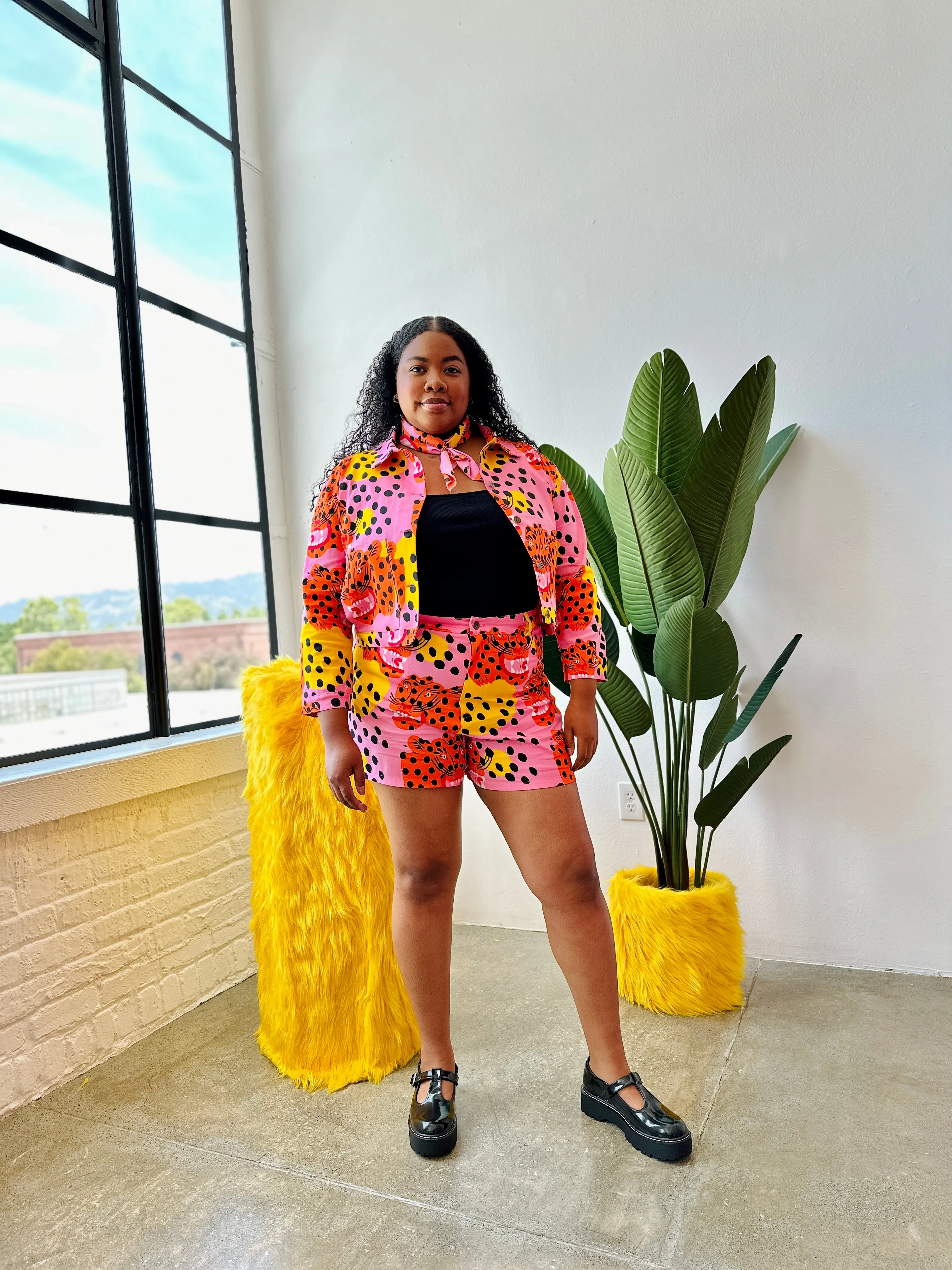 Twill Shorty Jacket Micotti Cat sold by Nooworks product image thumbnail 3