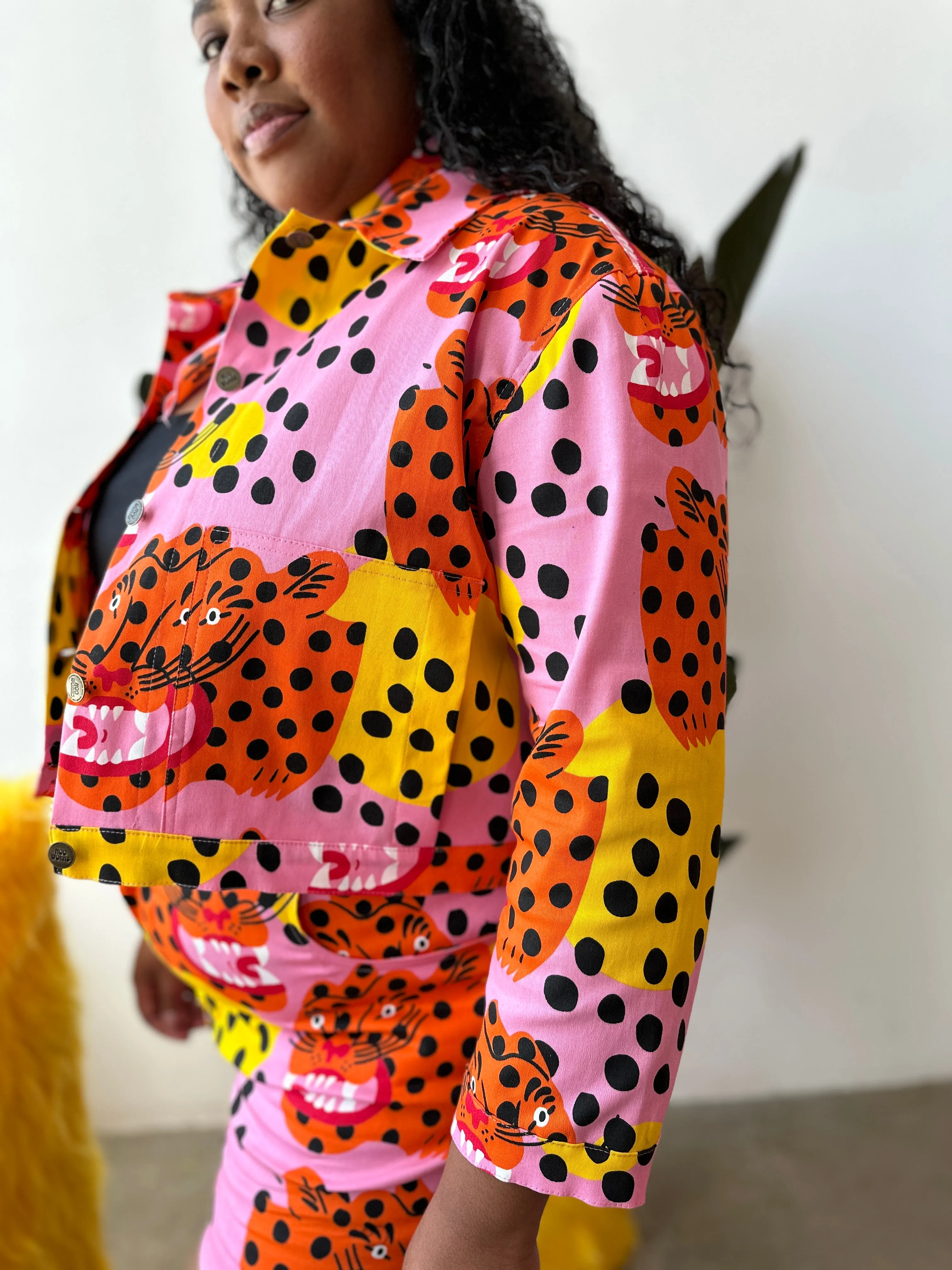 Twill Shorty Jacket Micotti Cat sold by Nooworks product image thumbnail 4