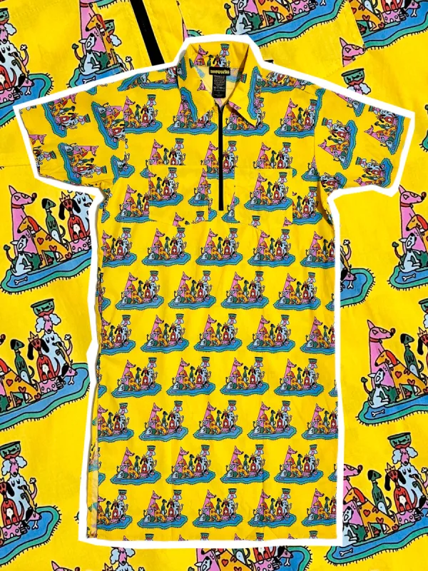 Work Dress Dog Party sold by Nooworks