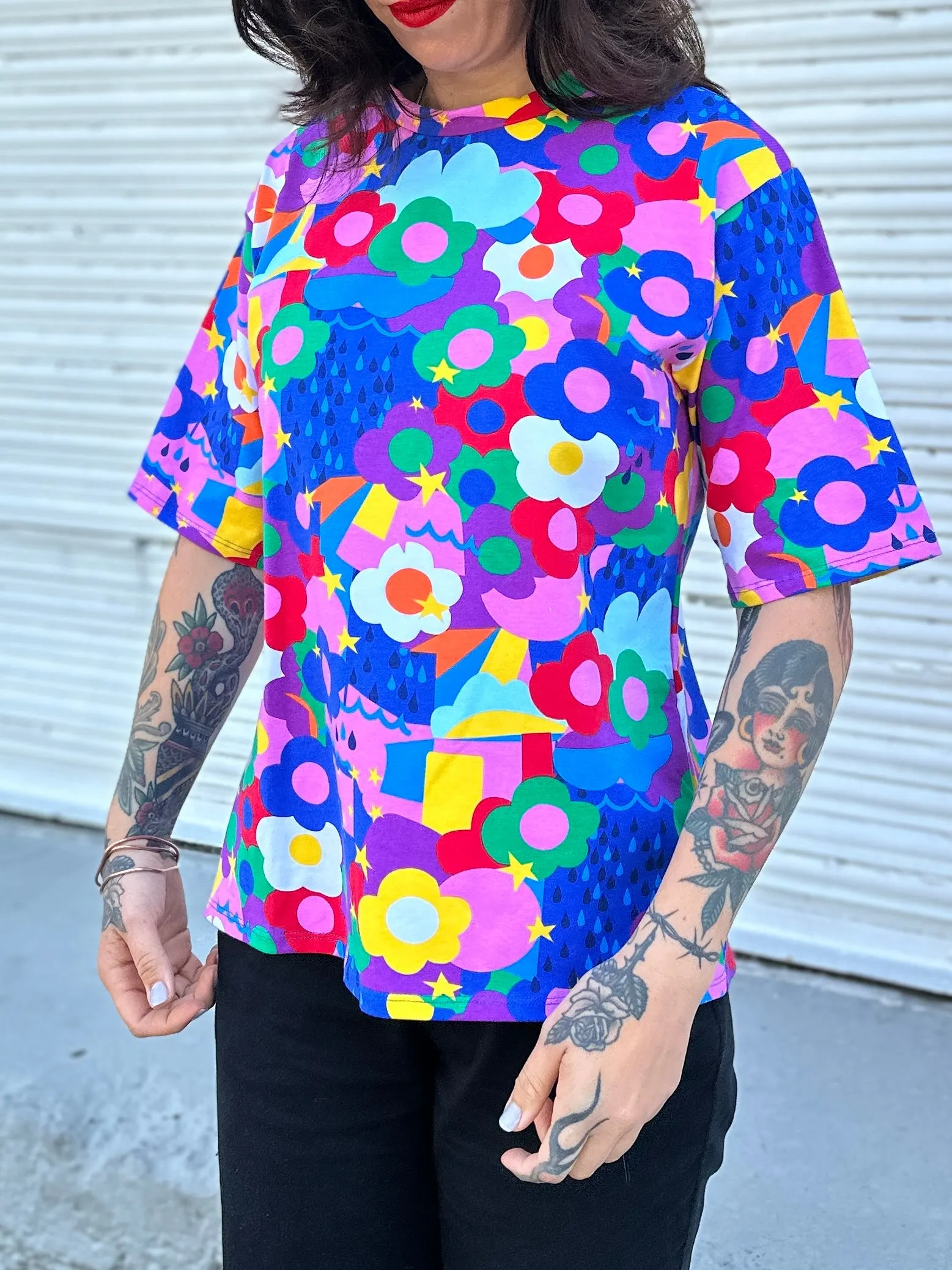 Oversized Tee Summer Daze sold by Nooworks product image thumbnail 2