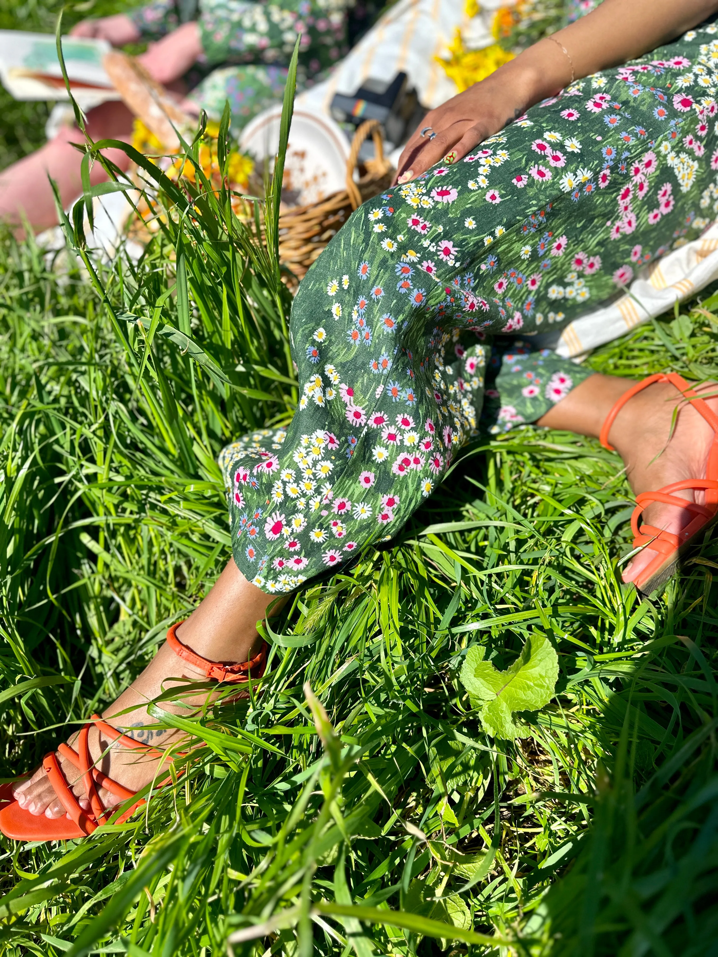 Linen Catalina Pant Meadow sold by Nooworks product image thumbnail 3