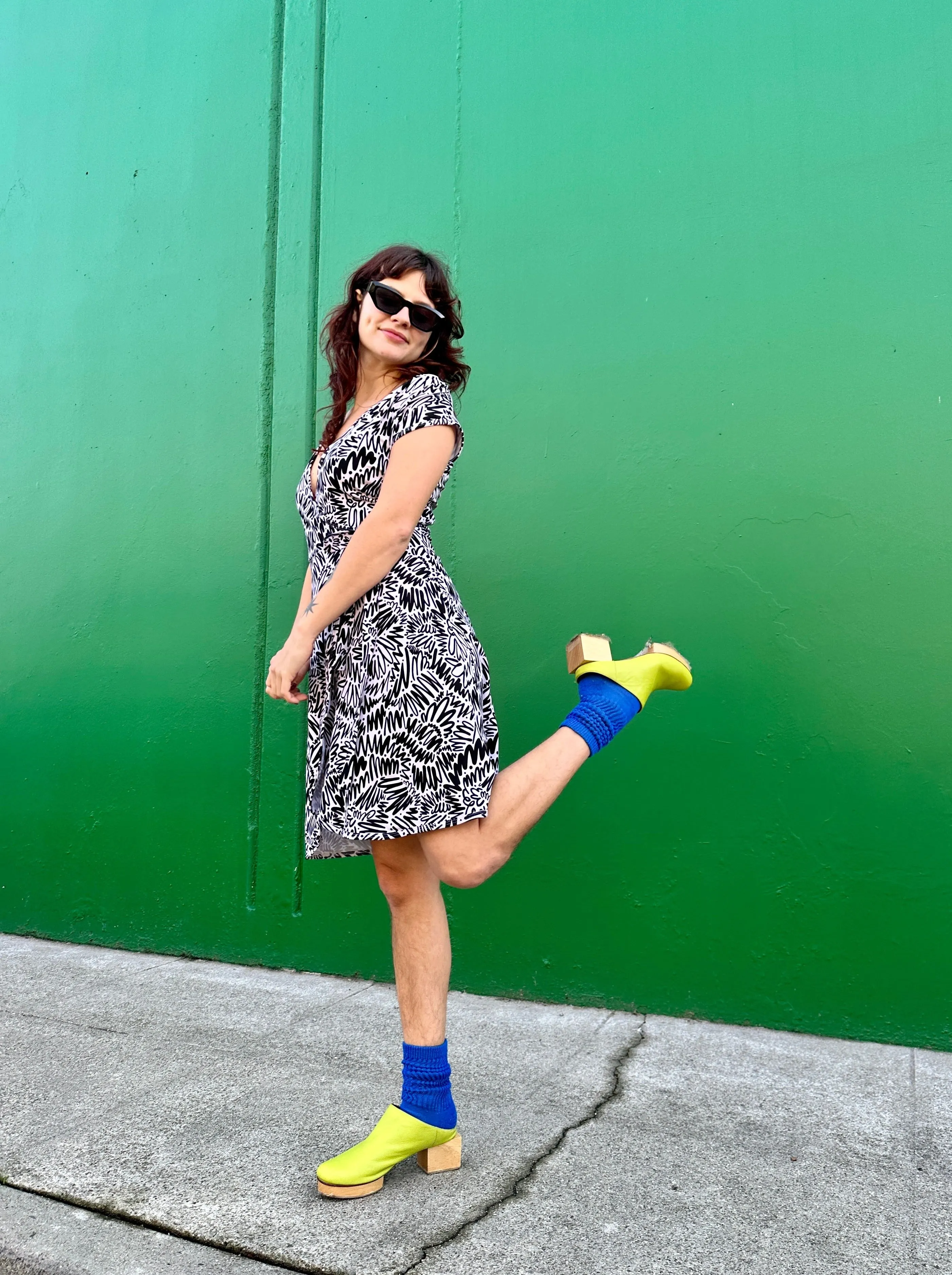 Wrap Dress Zig Zag sold by Nooworks product image thumbnail 3